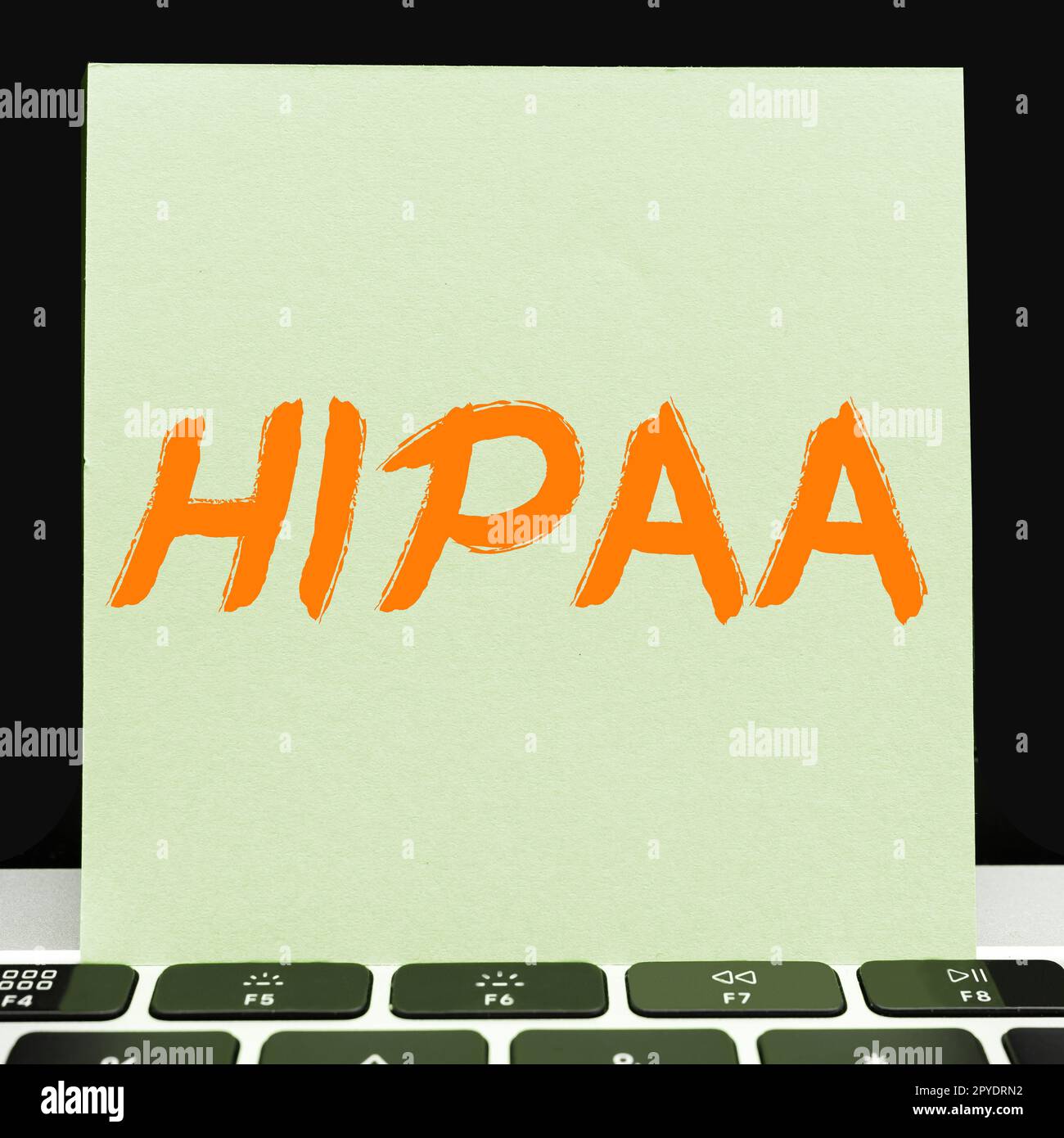 Visualizzazione concettuale HIPAA. Business idea acronimo sta per Health Insurance Portability Accountability Foto Stock