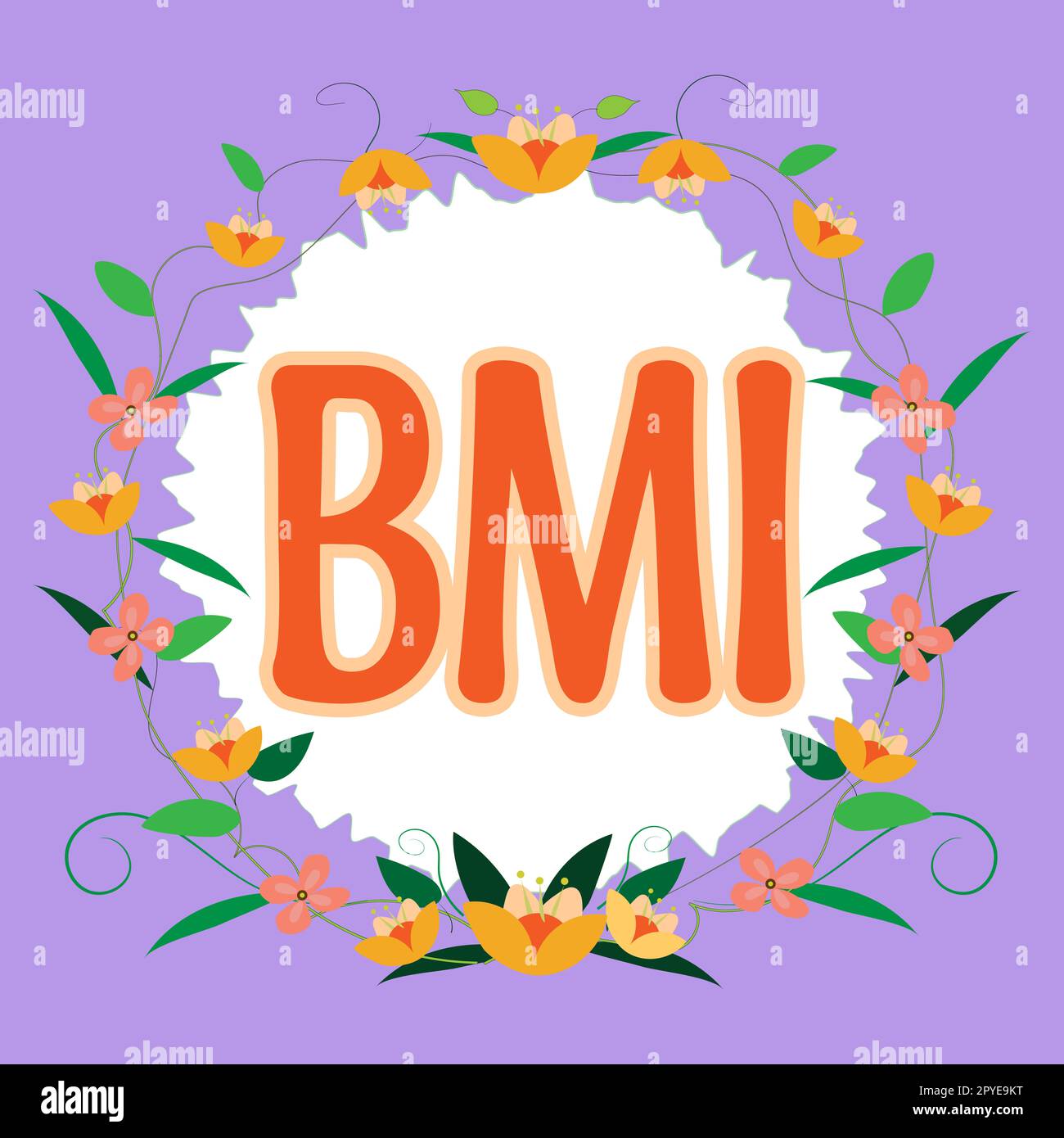 Segnale con BMI. Business concetto metodo di stima dei livelli di grasso corporeo in base al peso e altezza Foto Stock