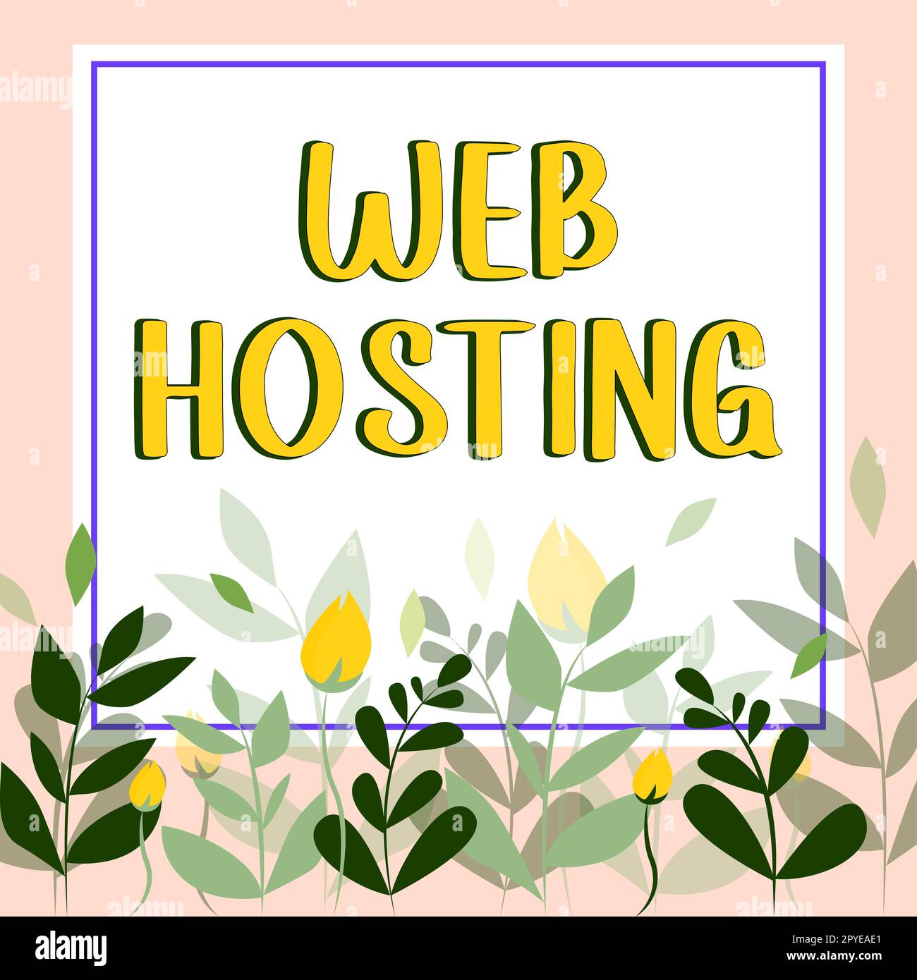 Firma che visualizza Web Hosting. Foto concettuale l'attività di fornire spazio di archiviazione e accesso ai siti web Foto Stock