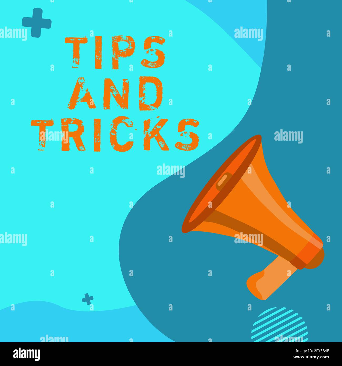 Suggerimenti e trucchi per le didascalie concettuali. Parola scritta su consigli utili che rende determinate azioni più facili da fare Foto Stock
