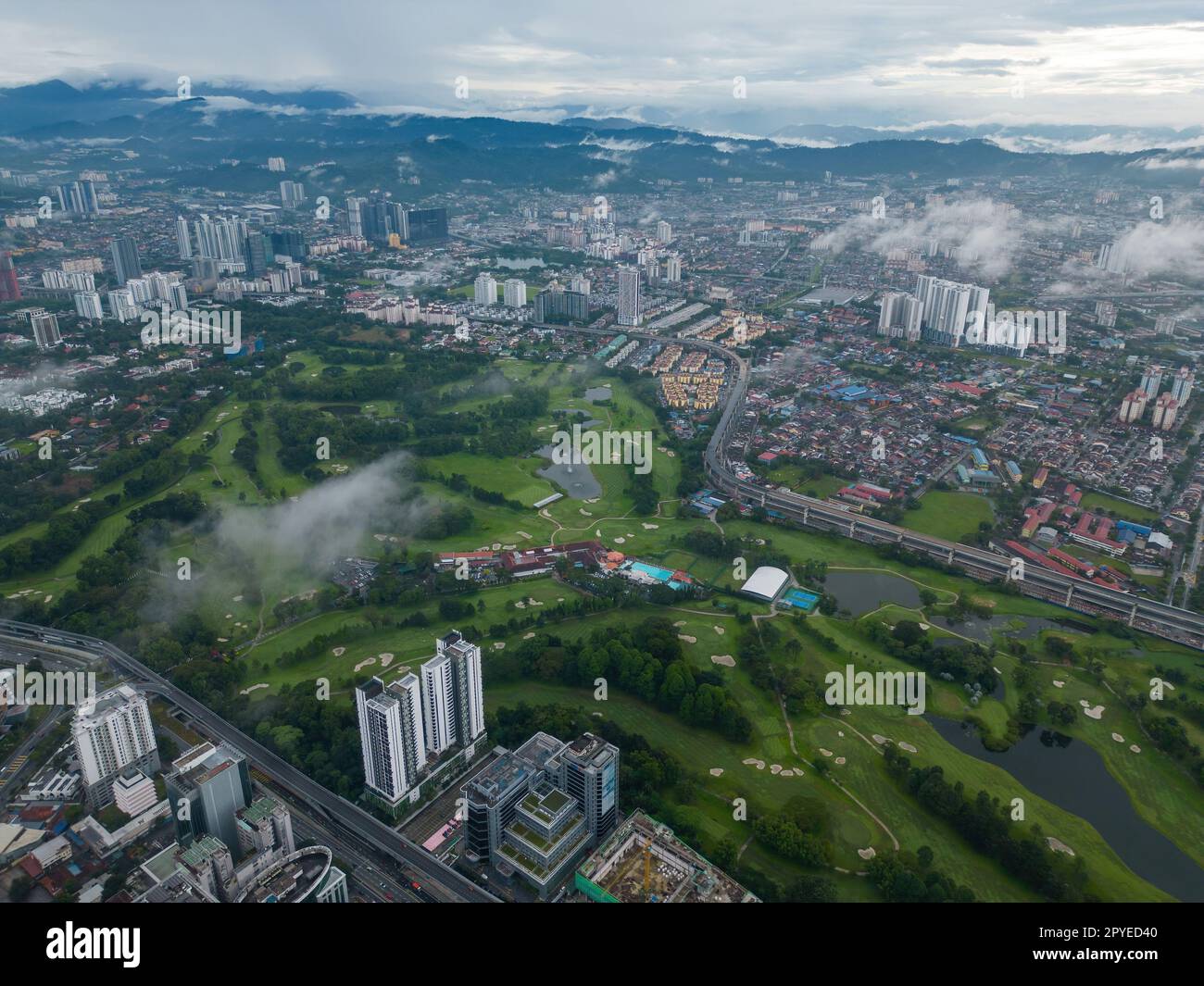 Parco e verde del Royal Selangor Golf Club Foto Stock