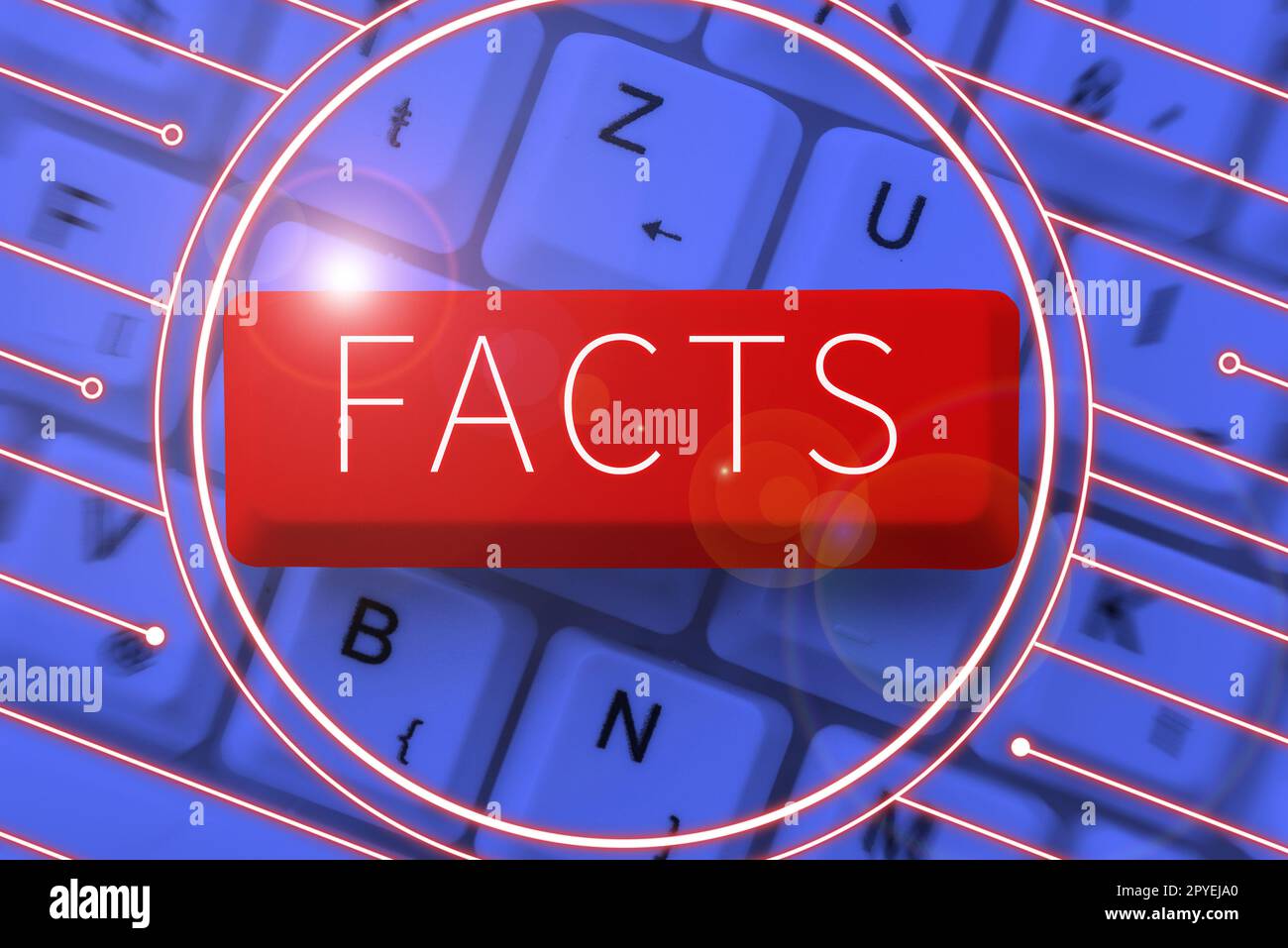 Fatti di segno di scrittura della mano. Le informazioni di idea di affari usate come prova o parte del blog dell'articolo di notizie del rapporto Foto Stock