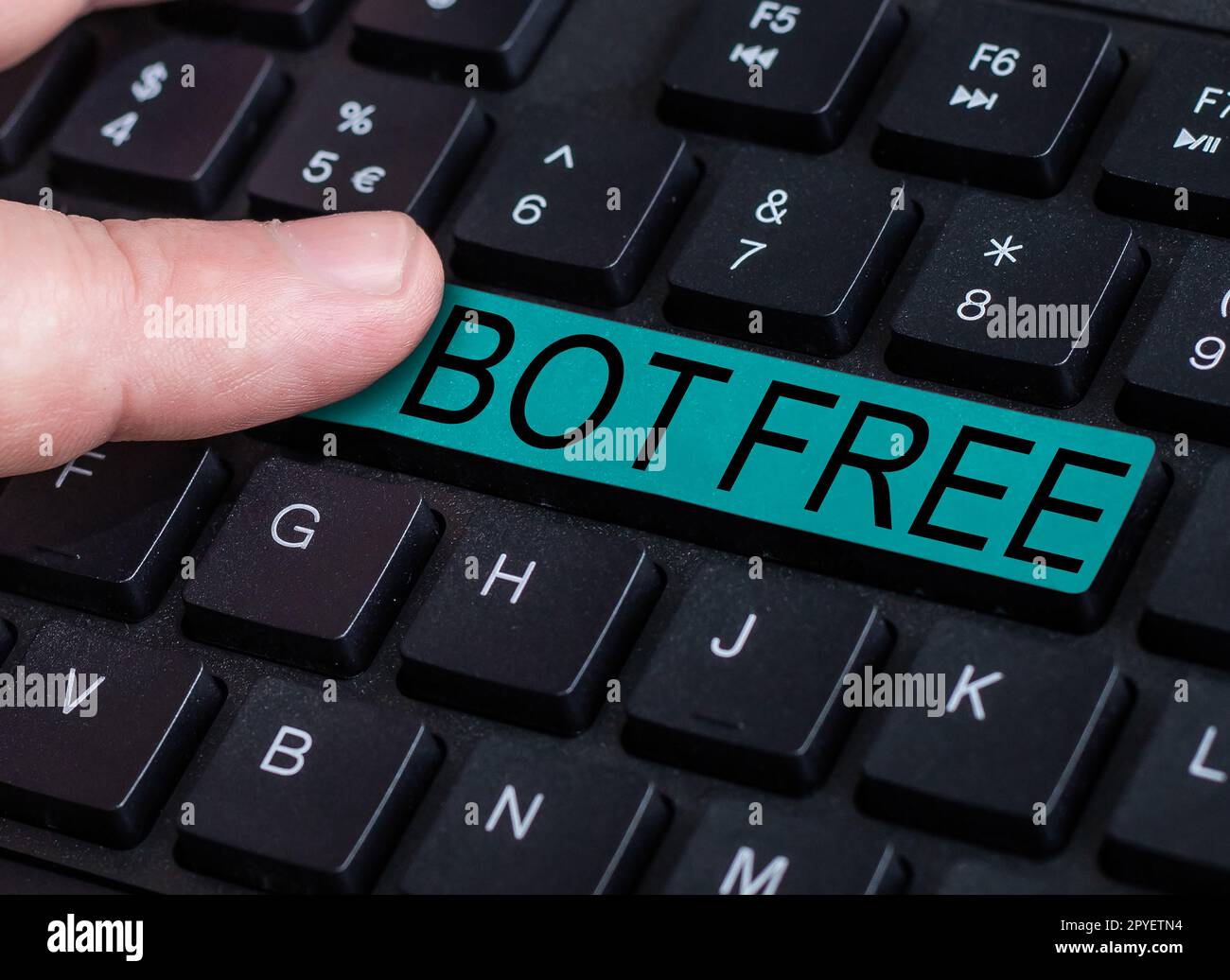 Didascalia concettuale Bot Free. Business Approach un programma per computer che funziona automaticamente Internet robot Foto Stock