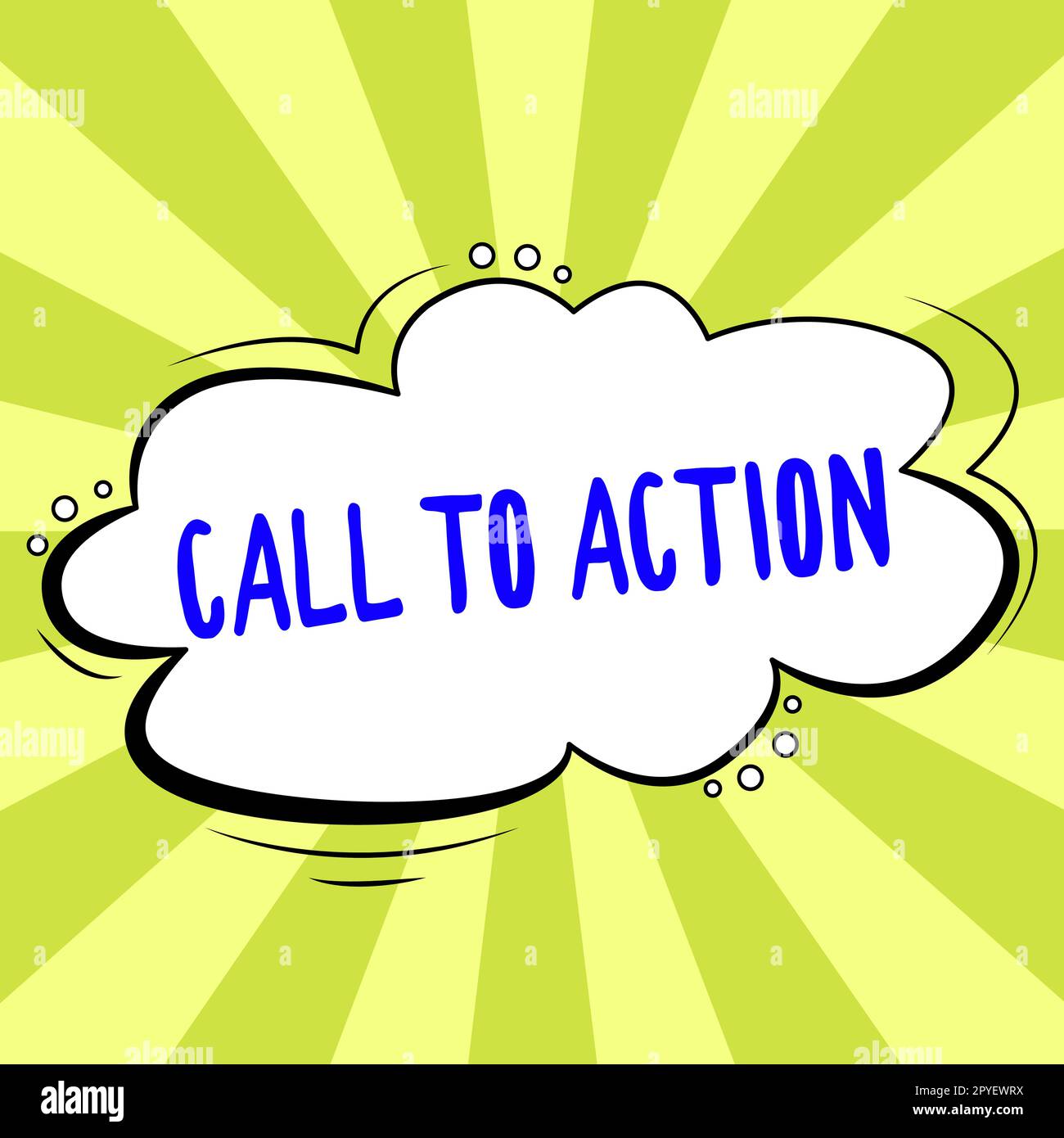 Scrittura di testo Call to Action. Approccio aziendale incoraggiare il passaggio decisionale per far progredire la strategia di successo Foto Stock