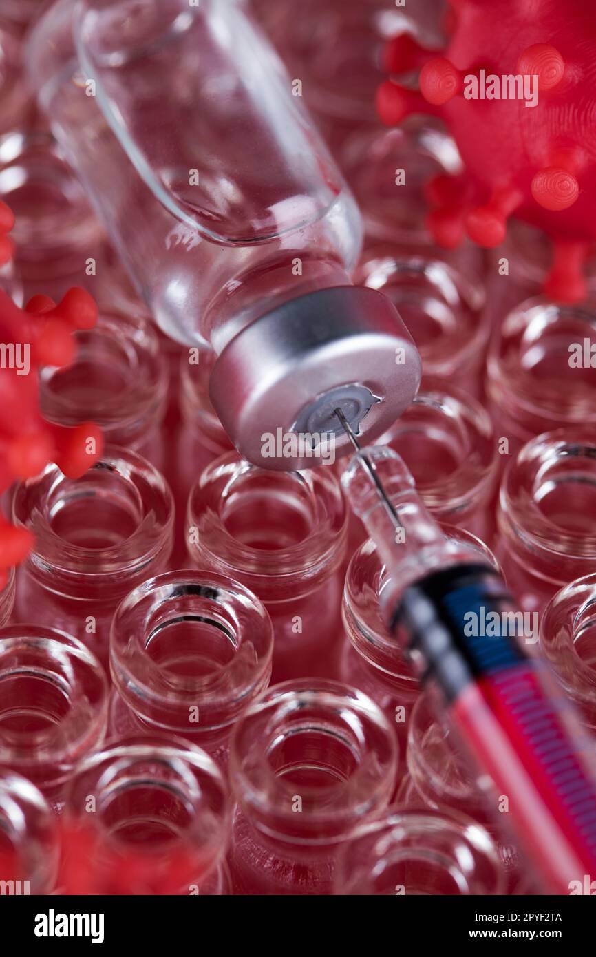 Salute medica, sfondo virus Foto Stock