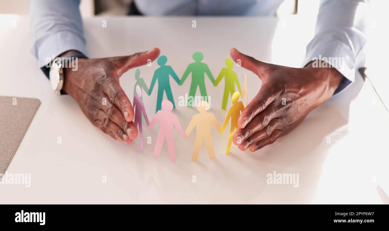 Inclusione e diversità Foto Stock