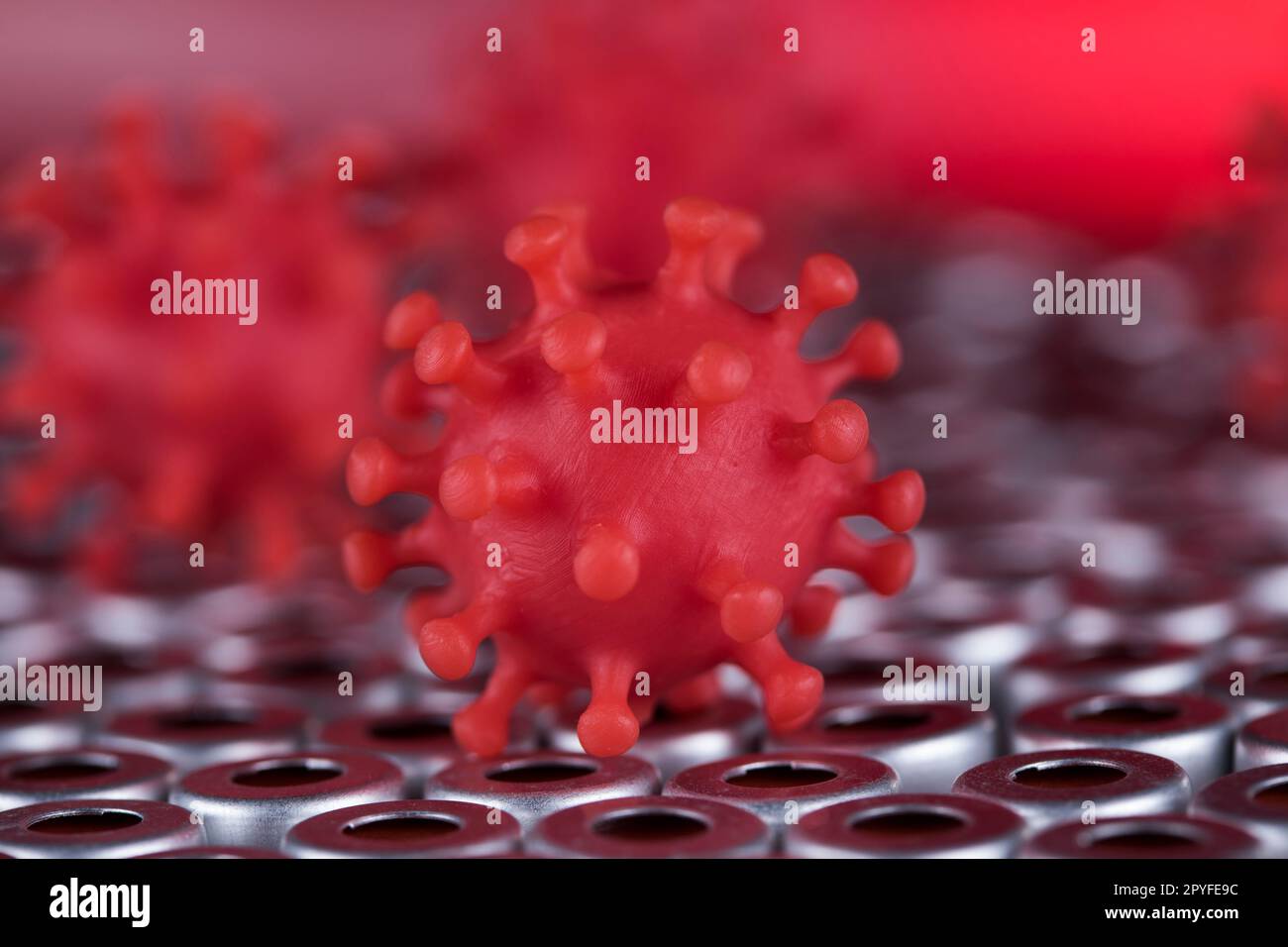 Corona virus, sfondo pandemico della SARS Foto Stock