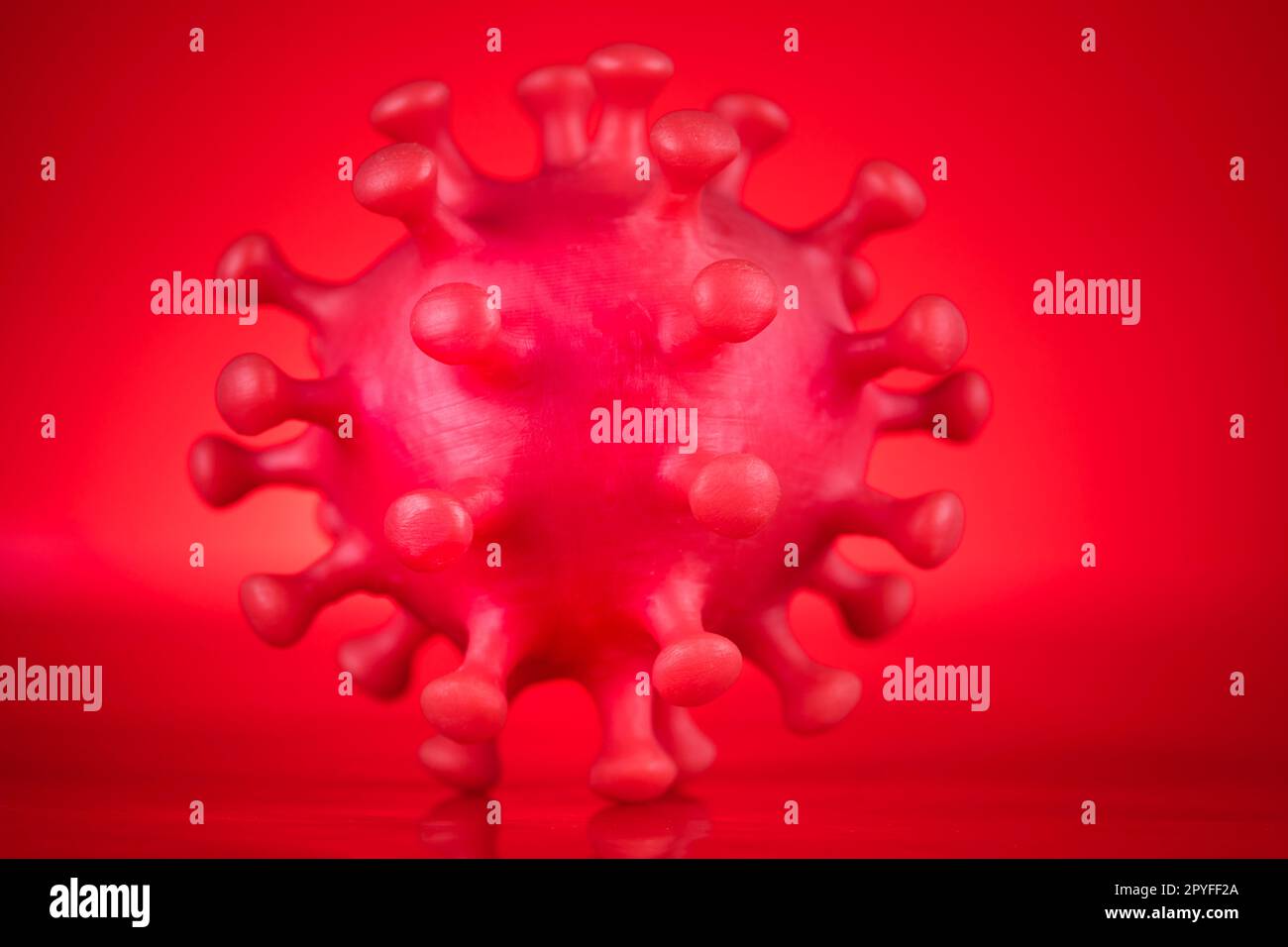 Cellule virali in salute medica infetta, pandemica Foto Stock