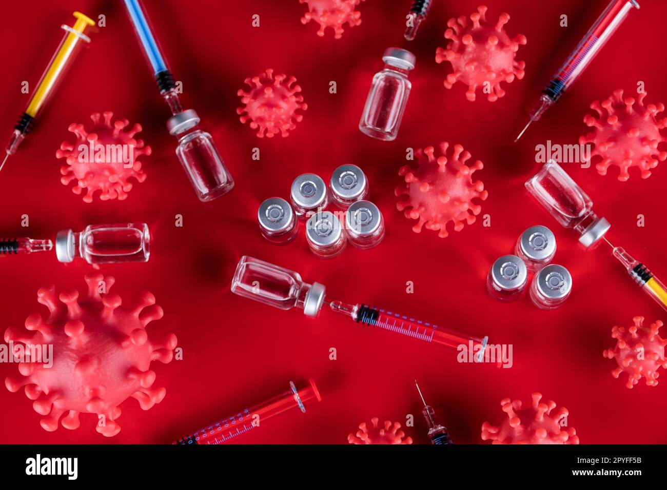 Pandemia di salute medica, sfondo virus Foto Stock