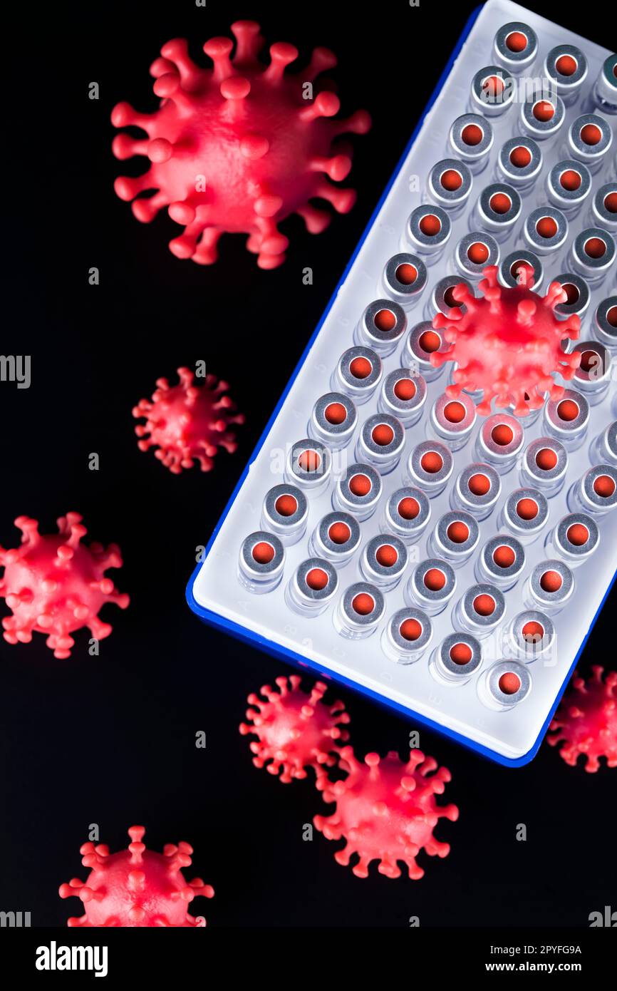 Pandemia di salute medica, sfondo virus Foto Stock