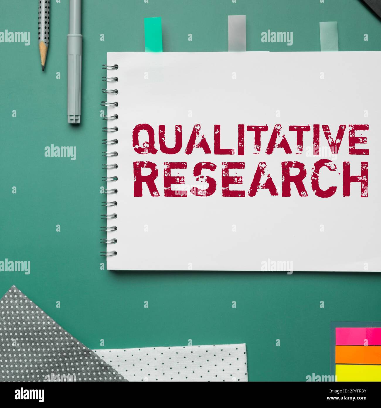 Segno di testo che mostra la ricerca qualitativa. Approccio aziendale certificato per svolgere un lavoro competente con esperienza Foto Stock