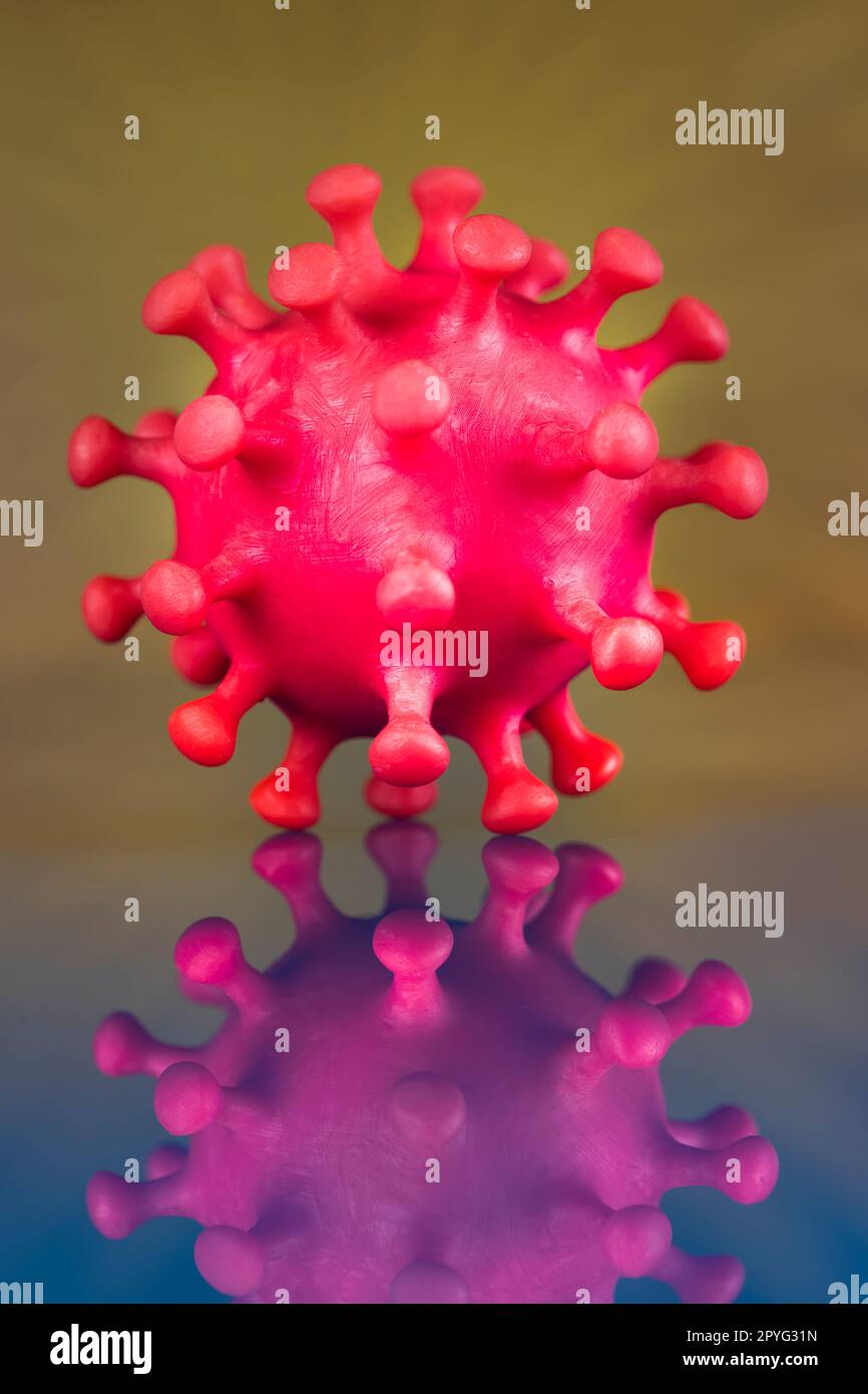 Cellule virali in salute medica infetta, pandemica Foto Stock