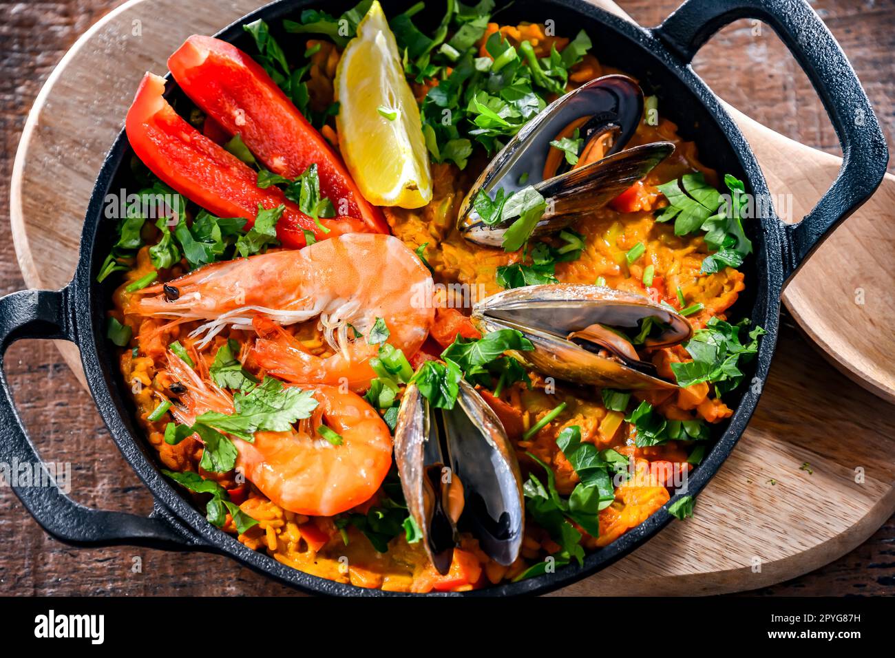 Padella Paella In Ghisa 36cm Chef Pomodoro - Per Forno E Fornelli - Foto 9