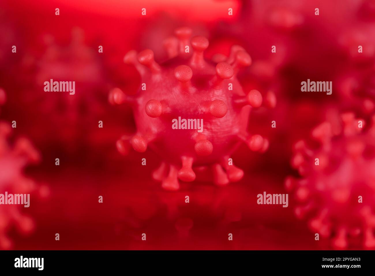 Corona virus, sfondo pandemico della SARS Foto Stock