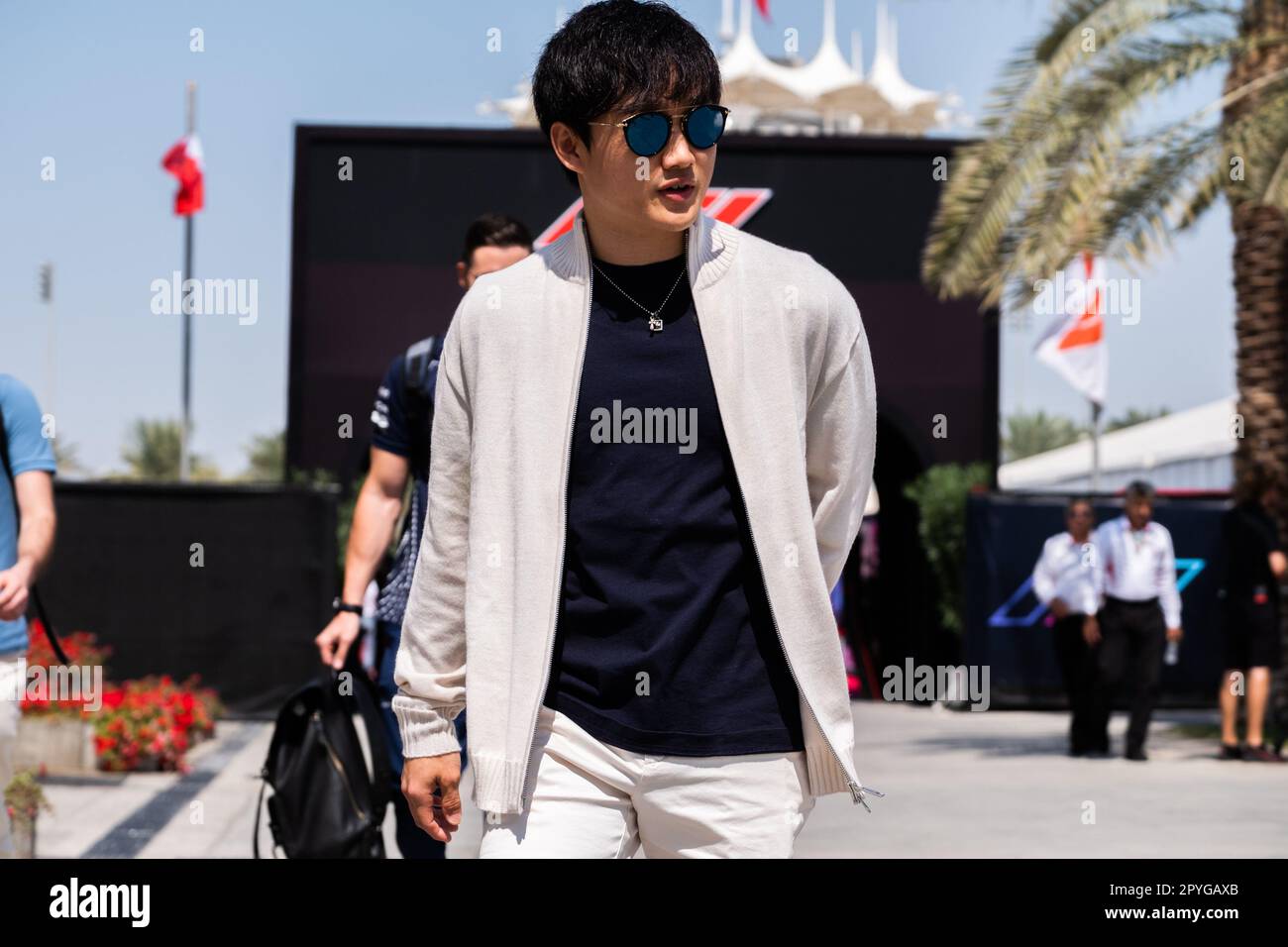 MANAMA, BAHRAIN, circuito di Sakhir, 3. Marzo 2023: #22, Yuki TSUNODA, JAP, Team Scuderia Alpha Tauri, AT04, durante il Gran Premio di Formula uno del Bahrain Foto Stock