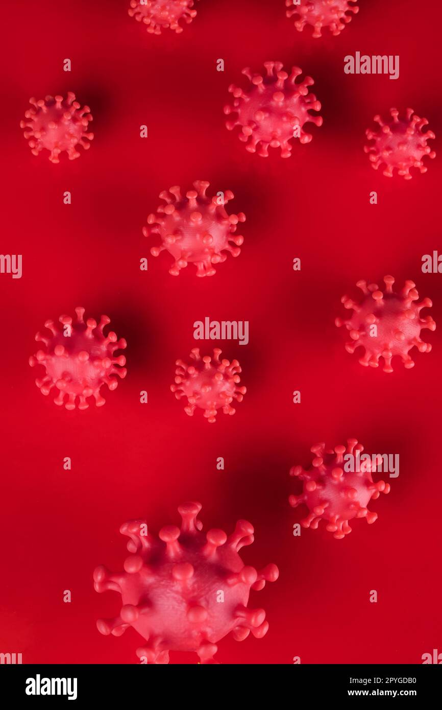 Corona virus, sfondo pandemico della SARS Foto Stock