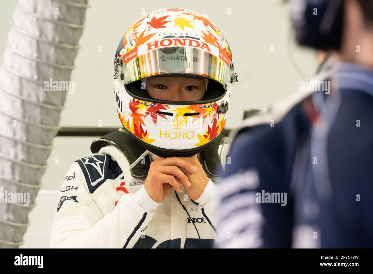 MANAMA, BAHRAIN, circuito di Sakhir, 3. Marzo 2023: #22, Yuki TSUNODA, JAP, Team Scuderia Alpha Tauri, AT04, durante il Gran Premio di Formula uno del Bahrain Foto Stock