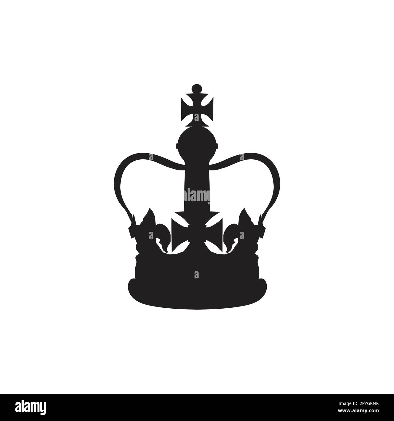 Illustrazione del vettore della corona di St Edwards Illustrazione Vettoriale