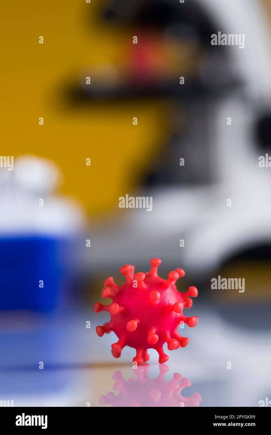 Concetto di rischio medico pandemico per la salute, corona virus Foto Stock