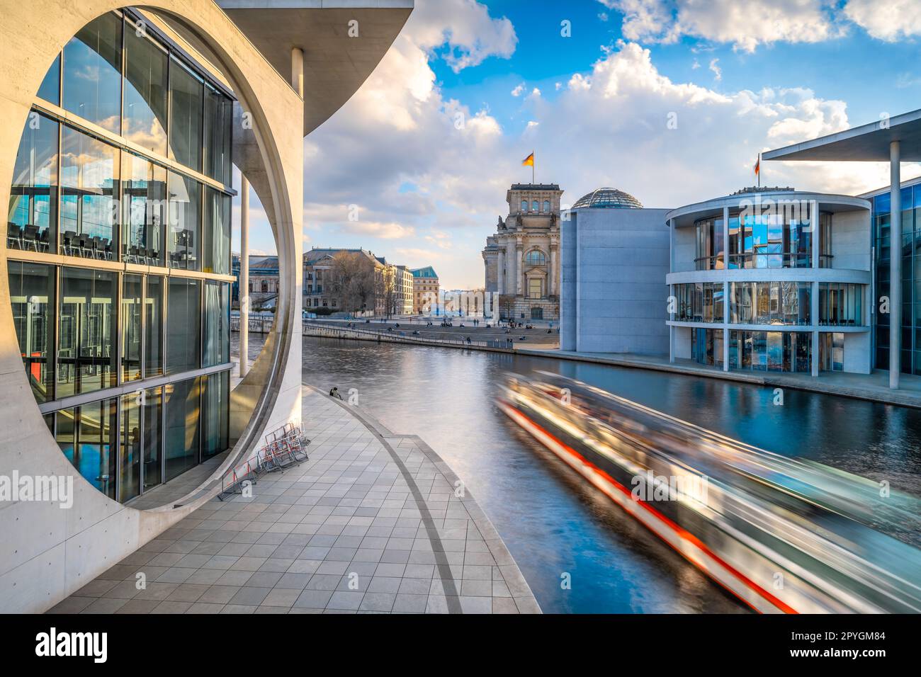 il distretto governativo di berlino, germania Foto Stock