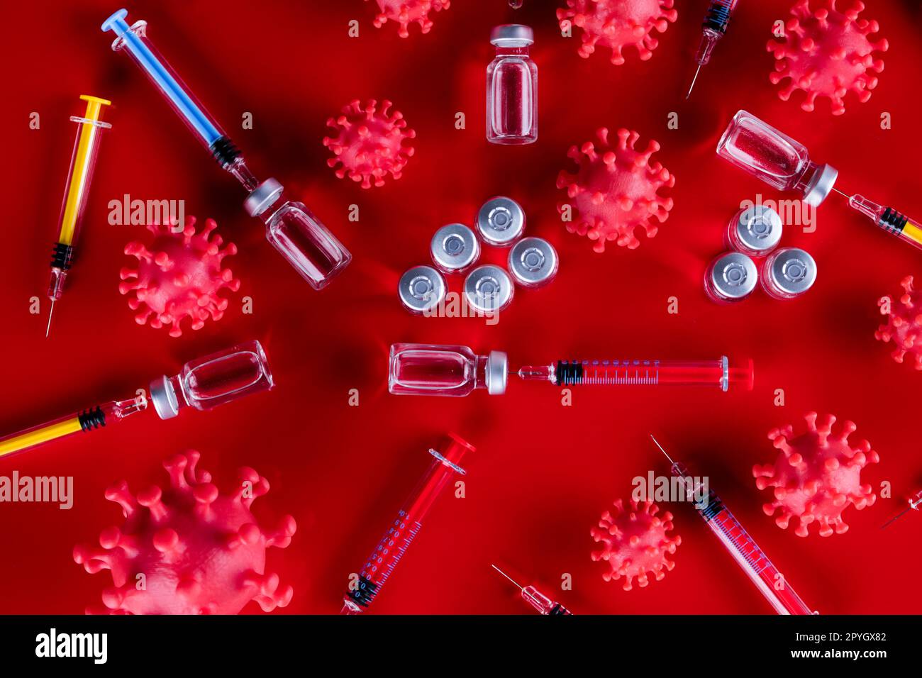 Sfondo pandemia virus, salute medica Foto Stock