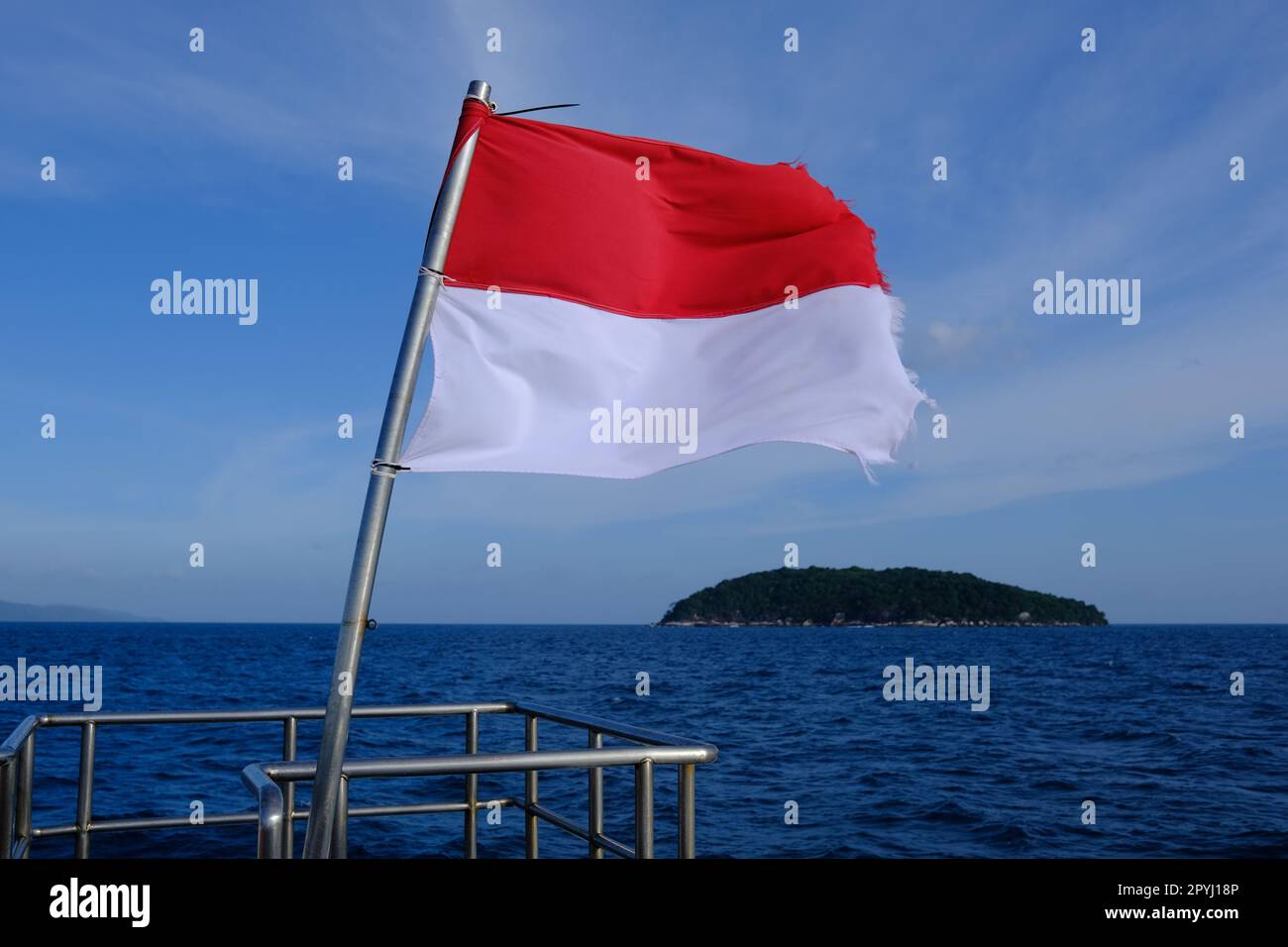 Indonesia - bandiera dell'Indonesia Foto Stock