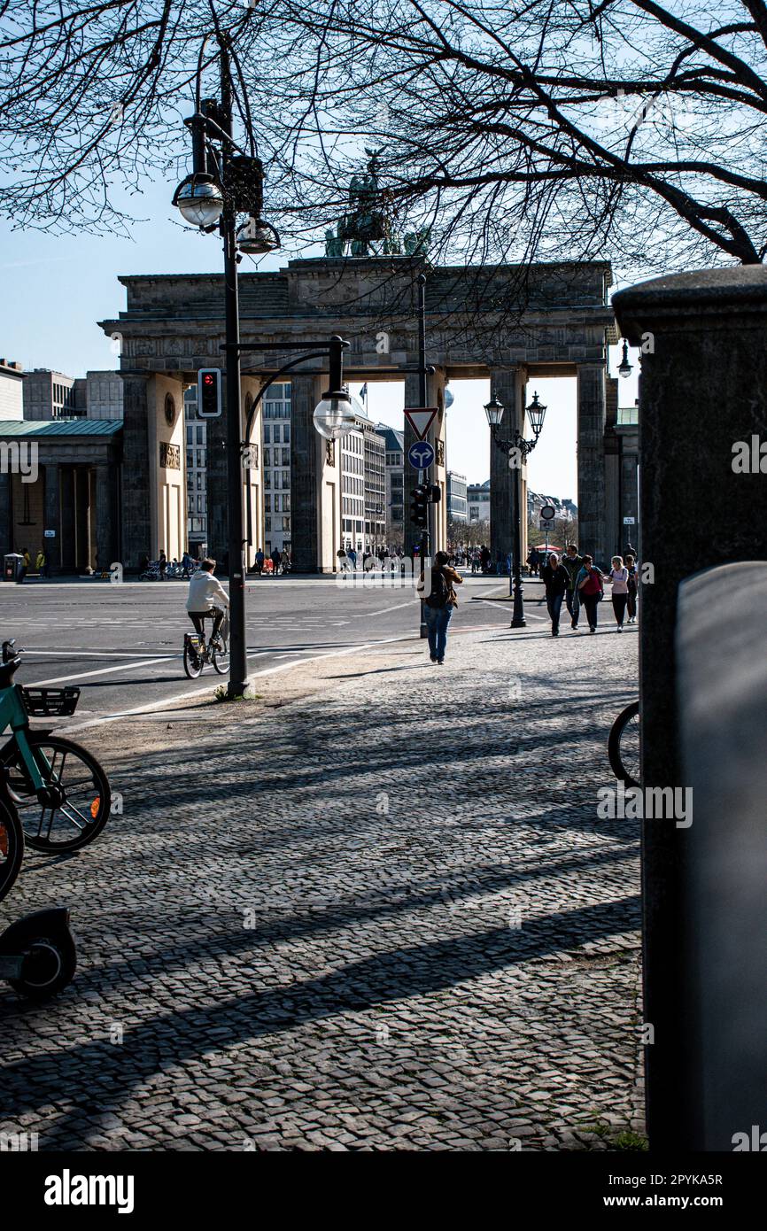 Brandenburger Tor Foto Stock