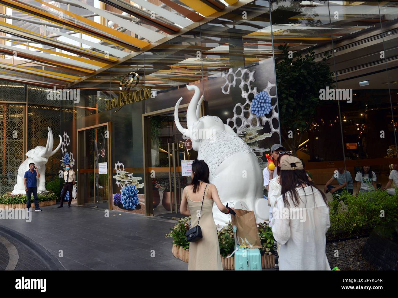 Centro commerciale Siam Paragon. Bangkok, Thailandia. Foto Stock
