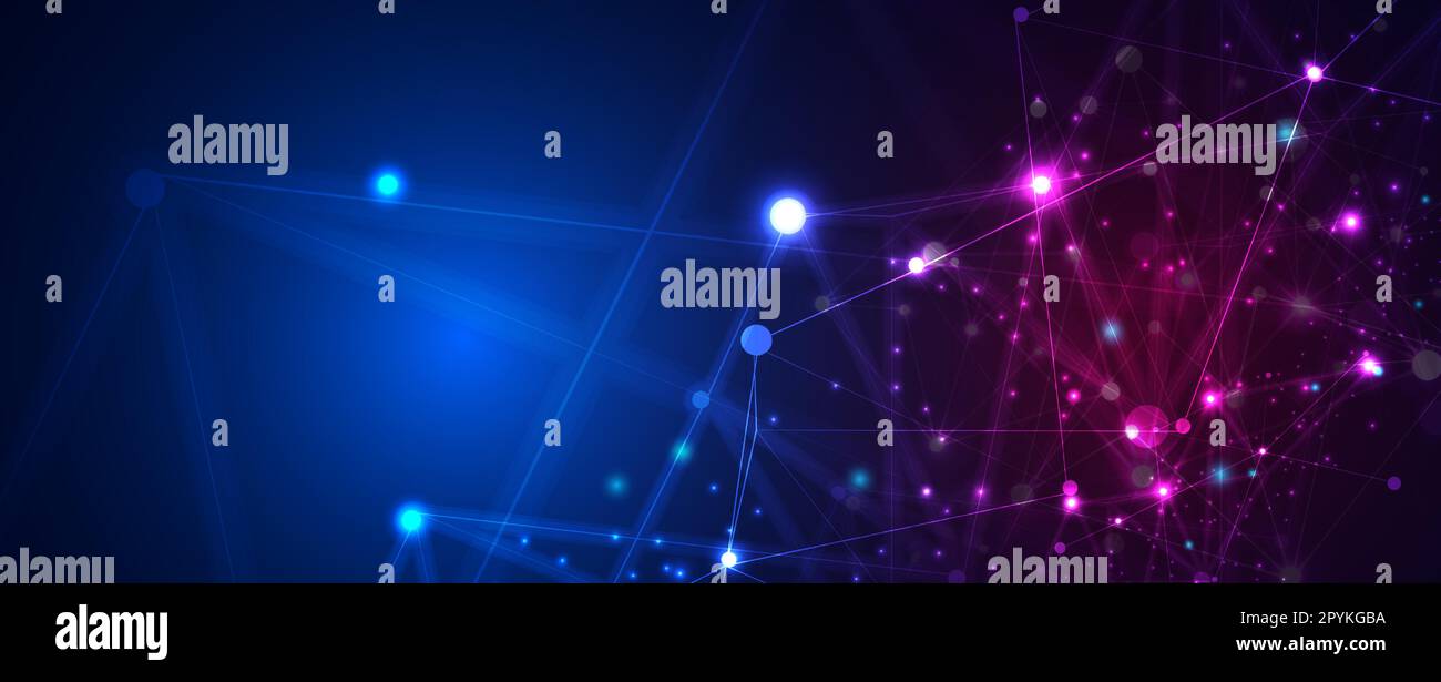 La tecnologia di rete neurale è un ramo dell'intelligenza artificiale che imita il cervello umano per imparare e risolvere problemi complessi Illustrazione Vettoriale