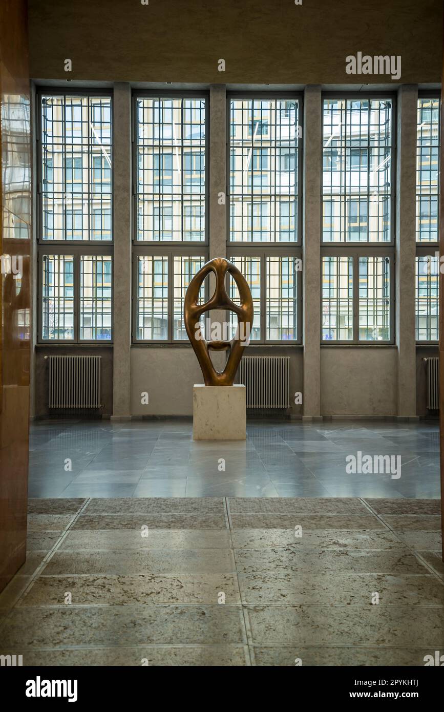 Scultura moderna, astratta, Kunstmuseum Basilea, Basilea, Svizzera Foto Stock