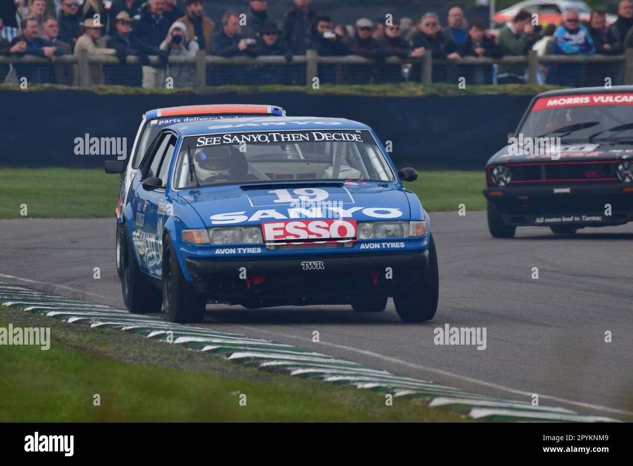 Michael Whitaker, Rover 3500 SD1, Gordon Spice Trophy, finale per le berline del Gruppo 1 che hanno corso negli anni dal 1970 al 1982, corrono con due venti minuti Foto Stock