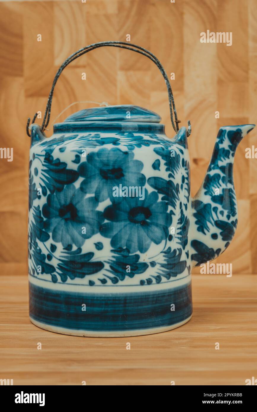 Teiera In Porcellana Jersey Verde - Capacità 600ml, Design Elegante 11.5x12cm - Foto 4