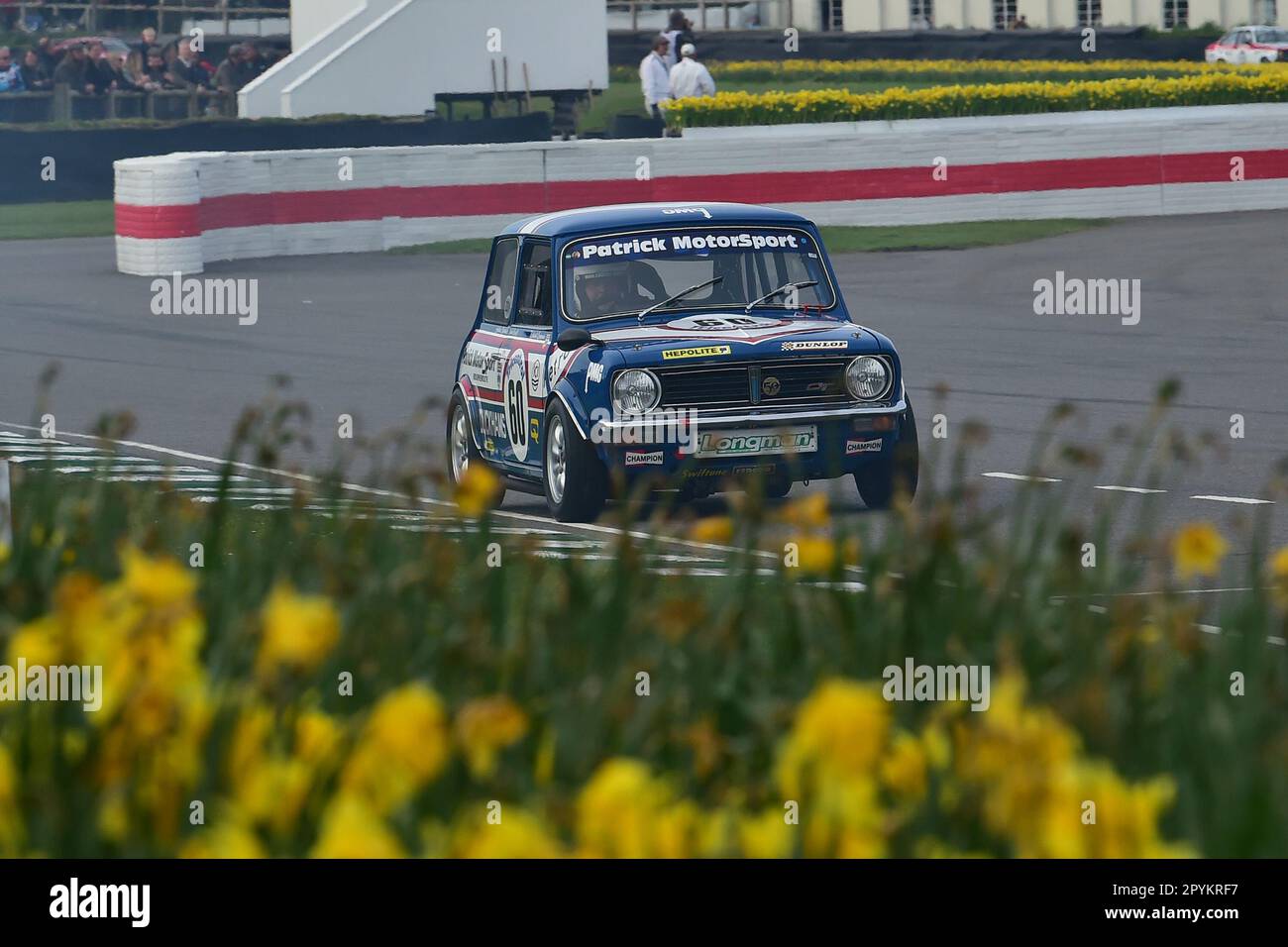 Nick Swift, Mini 1275 GT, Gordon Spice Trophy, finale per le berline del Gruppo 1 che hanno gareggiato negli anni dal 1970 al 1982, corrono con due venti minuti di manche Foto Stock