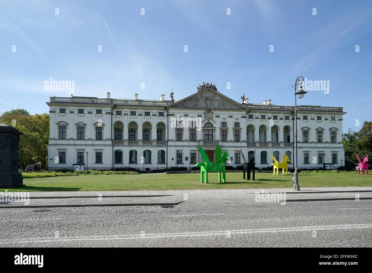 Le collezioni speciali edificio della Biblioteca Nazionale di Polonia a Varsavia Foto Stock
