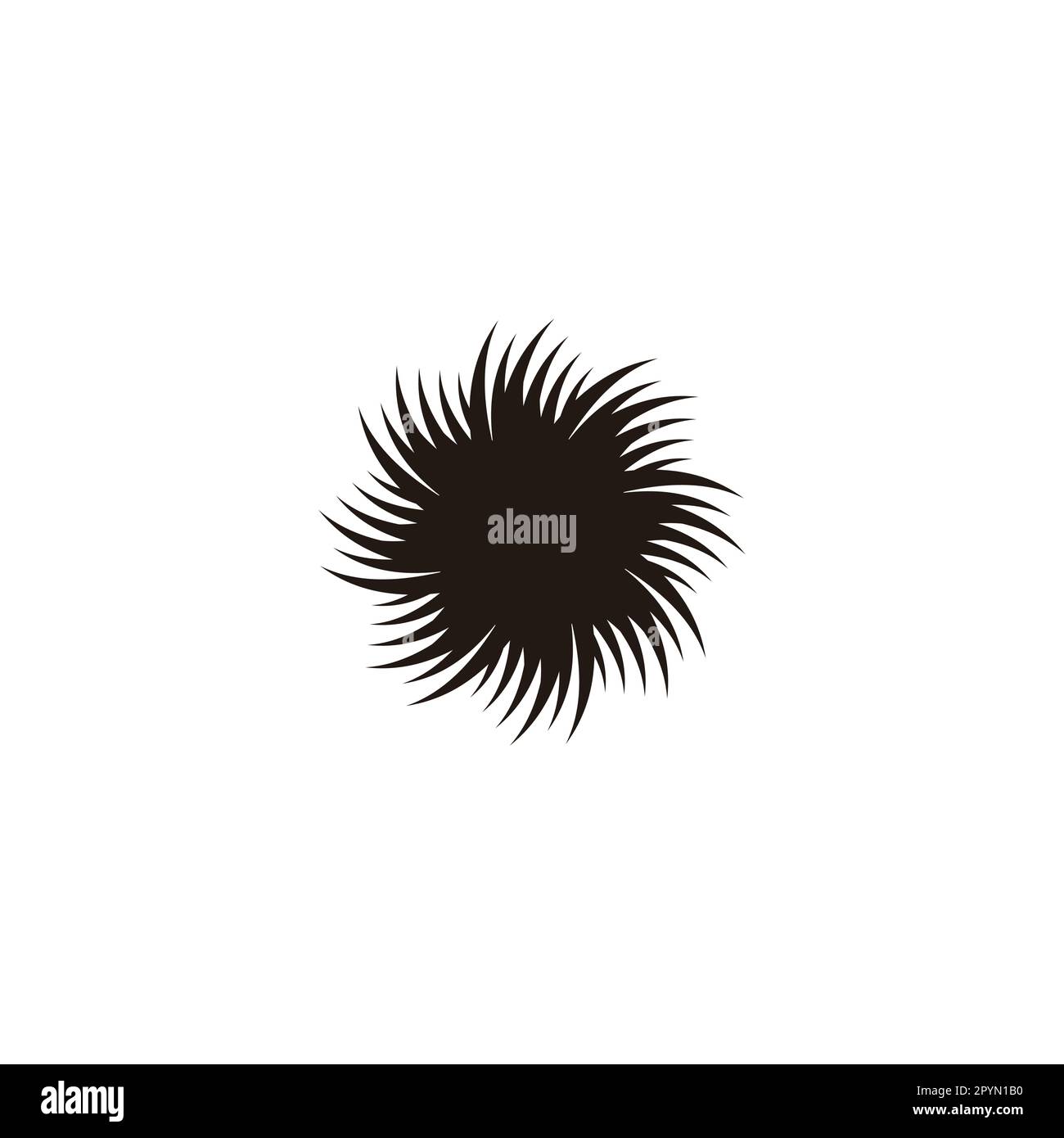 Foro, figura, illustrazione simbolo geometrico semplice vettore logo Illustrazione Vettoriale