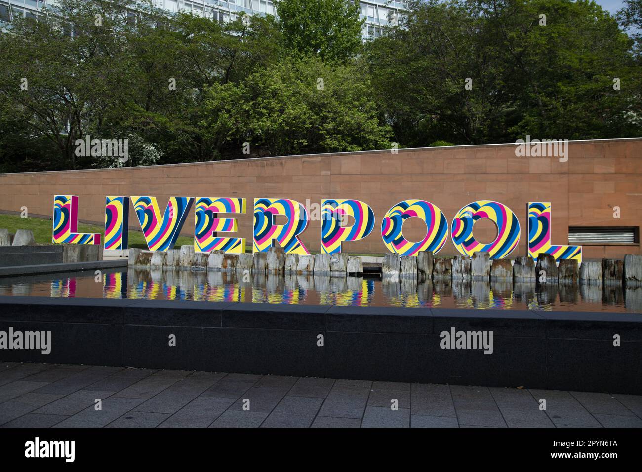 Liverpool - stile Eurovisione Foto Stock