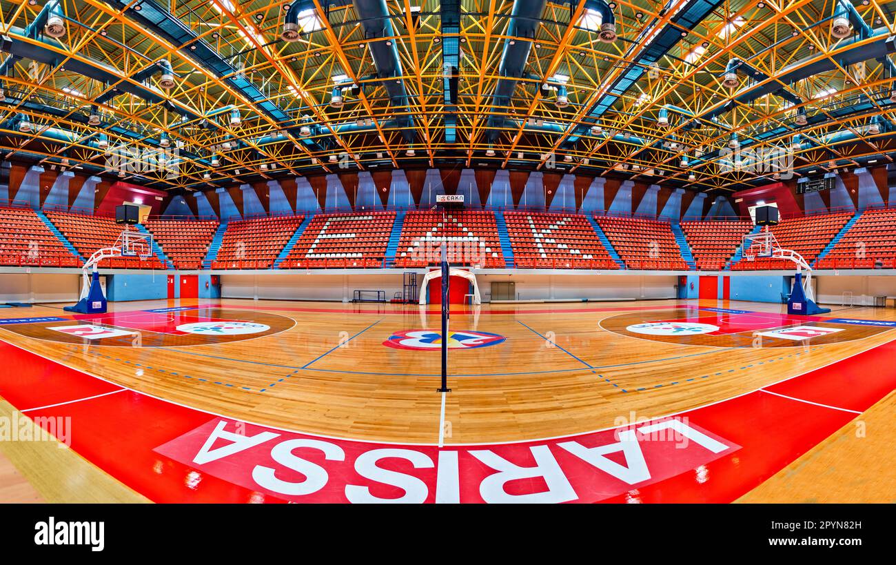 Neapolis Sports Hall, Larissa City, Tessaglia, Grecia Foto Stock
