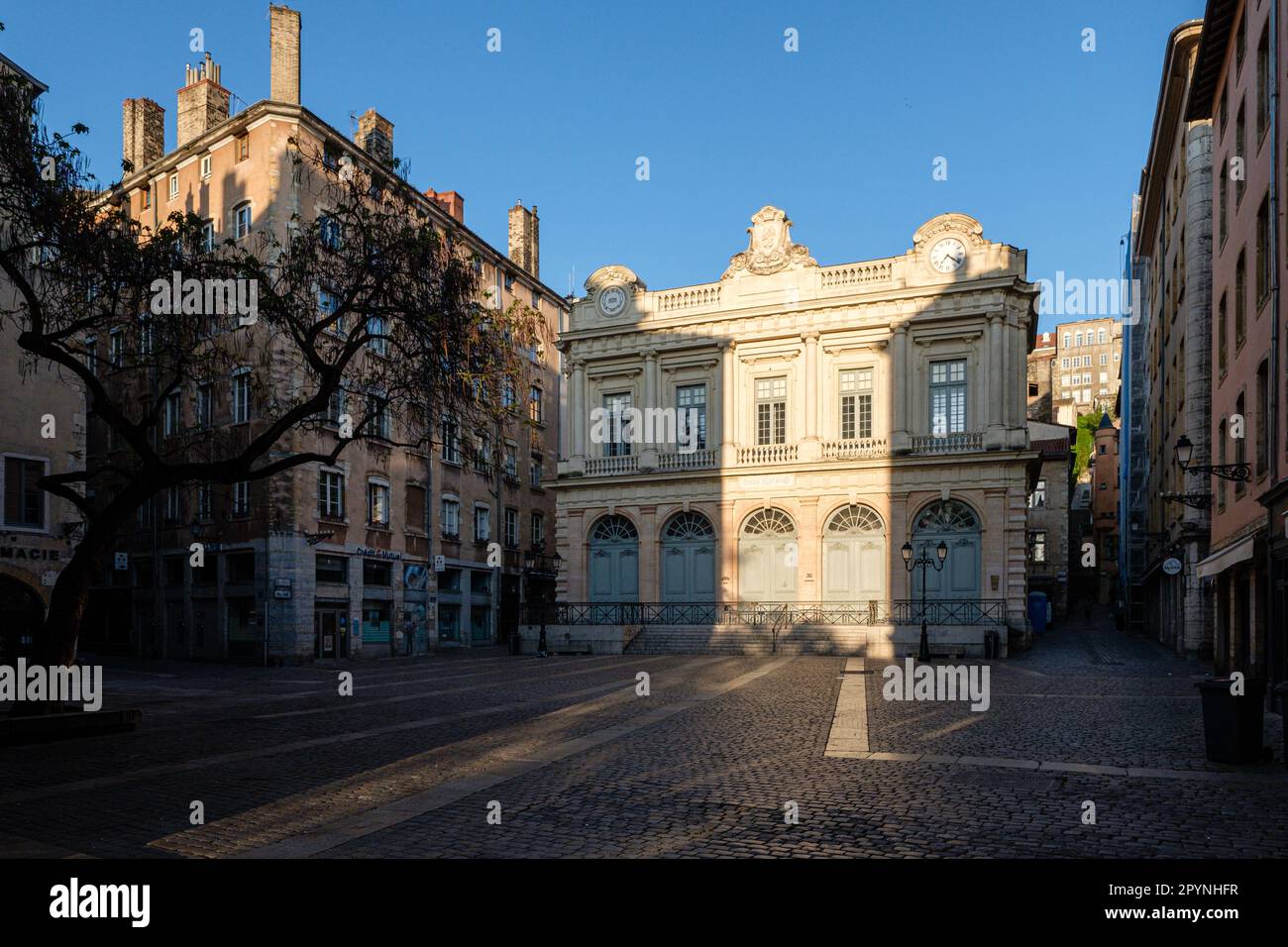 Francia, Lione, 2023-05-03. La Chiesa protestante riformata nella Vecchia Lione. Foto Stock