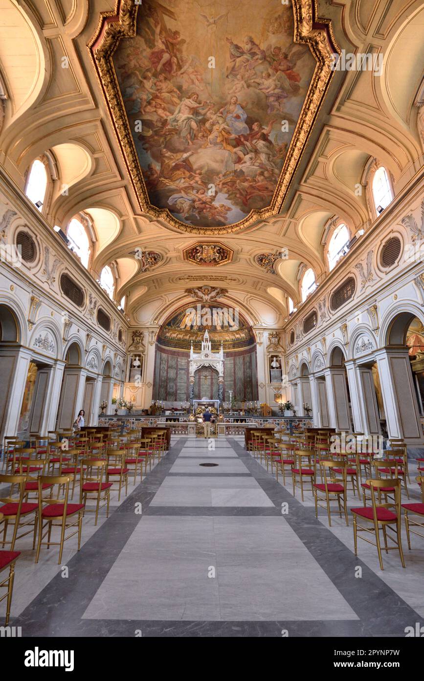Basilica di Santa Cecilia all'interno di Trastevere, Trastevere, Roma, Italia Foto Stock