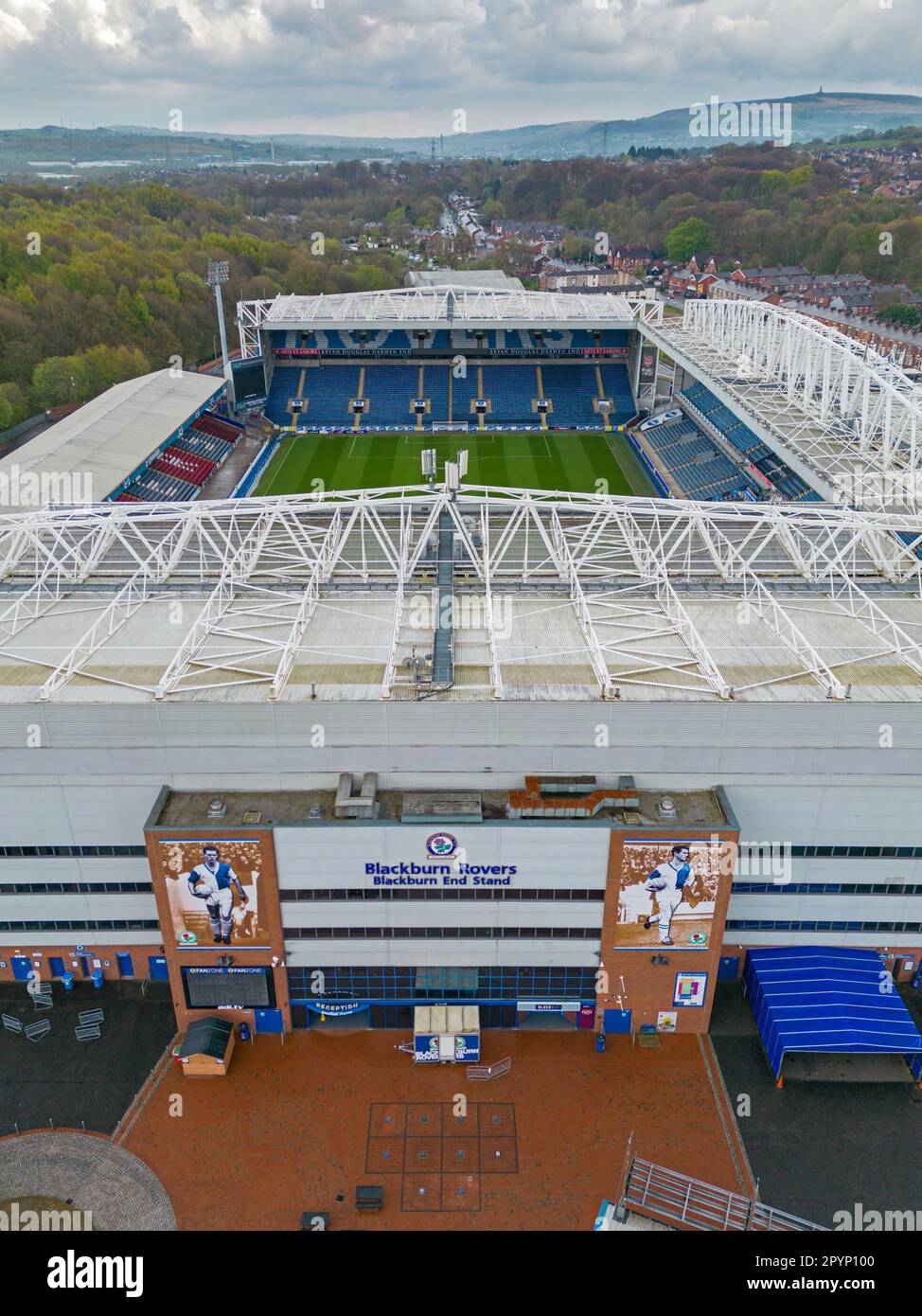 Blackburn Rovers, stadio Ewood Park. 29th aprile 2023. Foto Stock