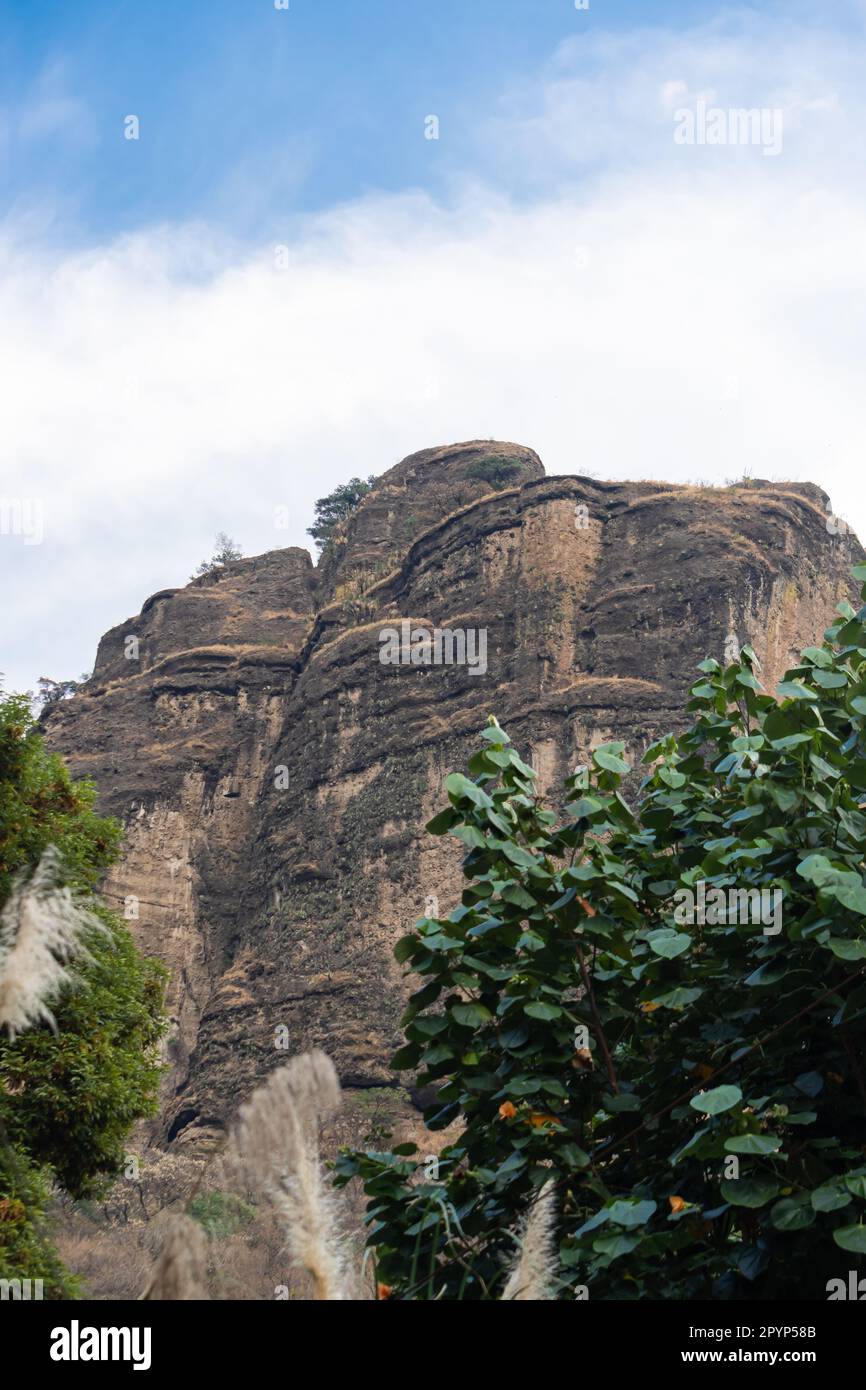 messico, panoramica, paesaggio, ecologia, alto, paesaggio, roccia, riserva, rurale, visto, panoramica, collina, natura, verde, destinazione, vista panoramica, montagna, paesaggio Foto Stock