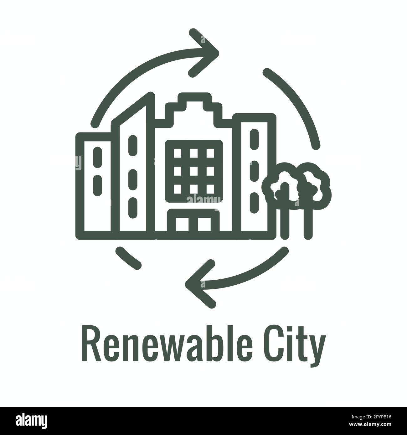 Pulire la produzione di idrogeno con il set di icone Green Energy Illustrazione Vettoriale