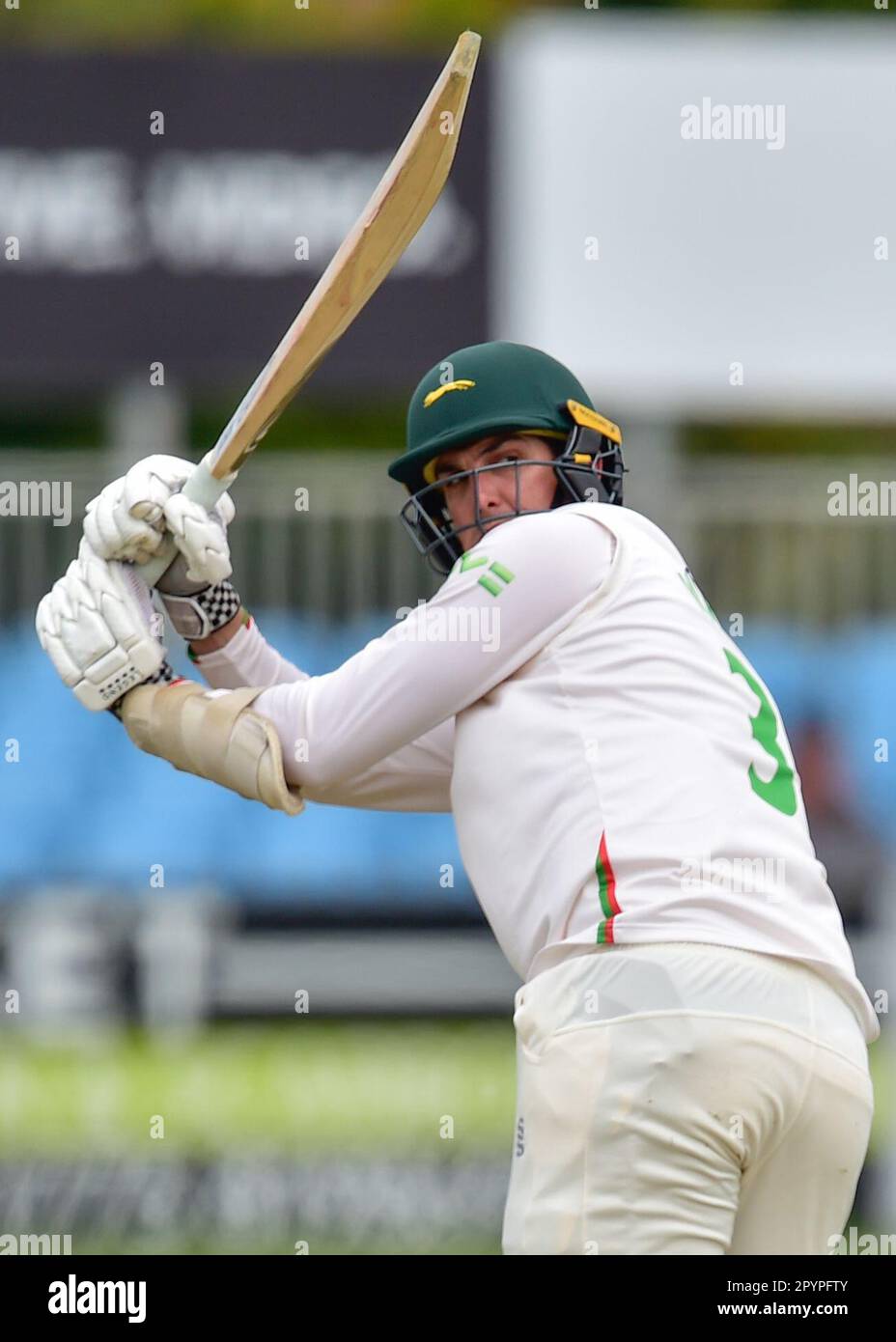 Incora Derbyshire County Cricket Ground, Derby, Regno Unito, 4 -7 maggio 2023. Derbyshire County Cricket Club / Leicestershire County Cricket Club in LC= Inter County Cricket Championships 2023 (nella foto: ***** ). Didascalia****** Foto: Mark Dunn/Alamy, Foto Stock