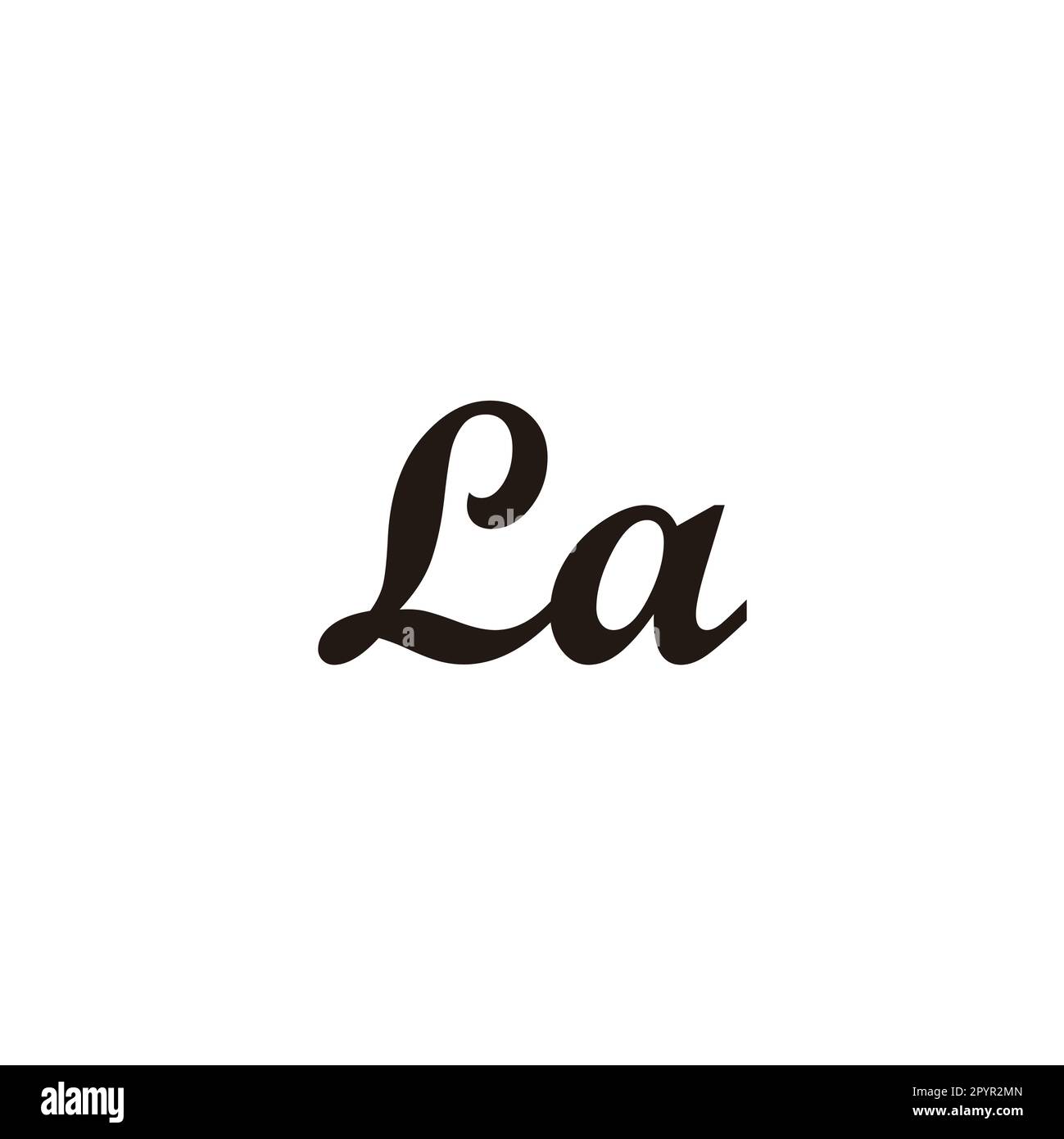 Lettera la CONNECT simbolo geometrico semplice vettore logo Illustrazione Vettoriale