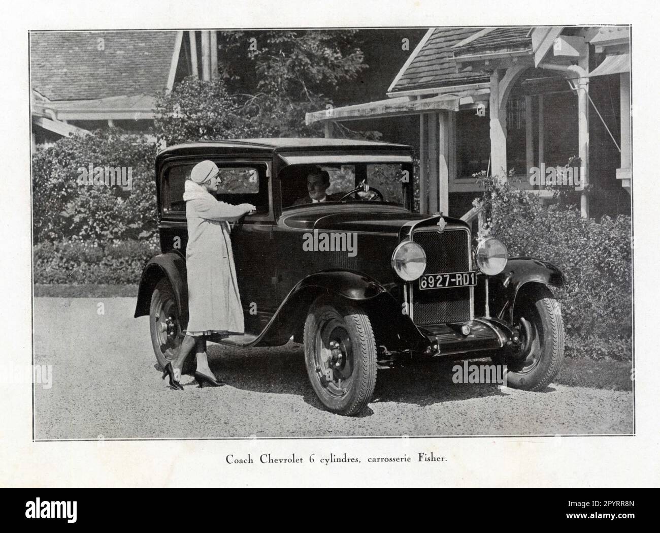 Coach Chevrolet 6 cylindres , carrosserie Fisher, 1929 Foto Stock