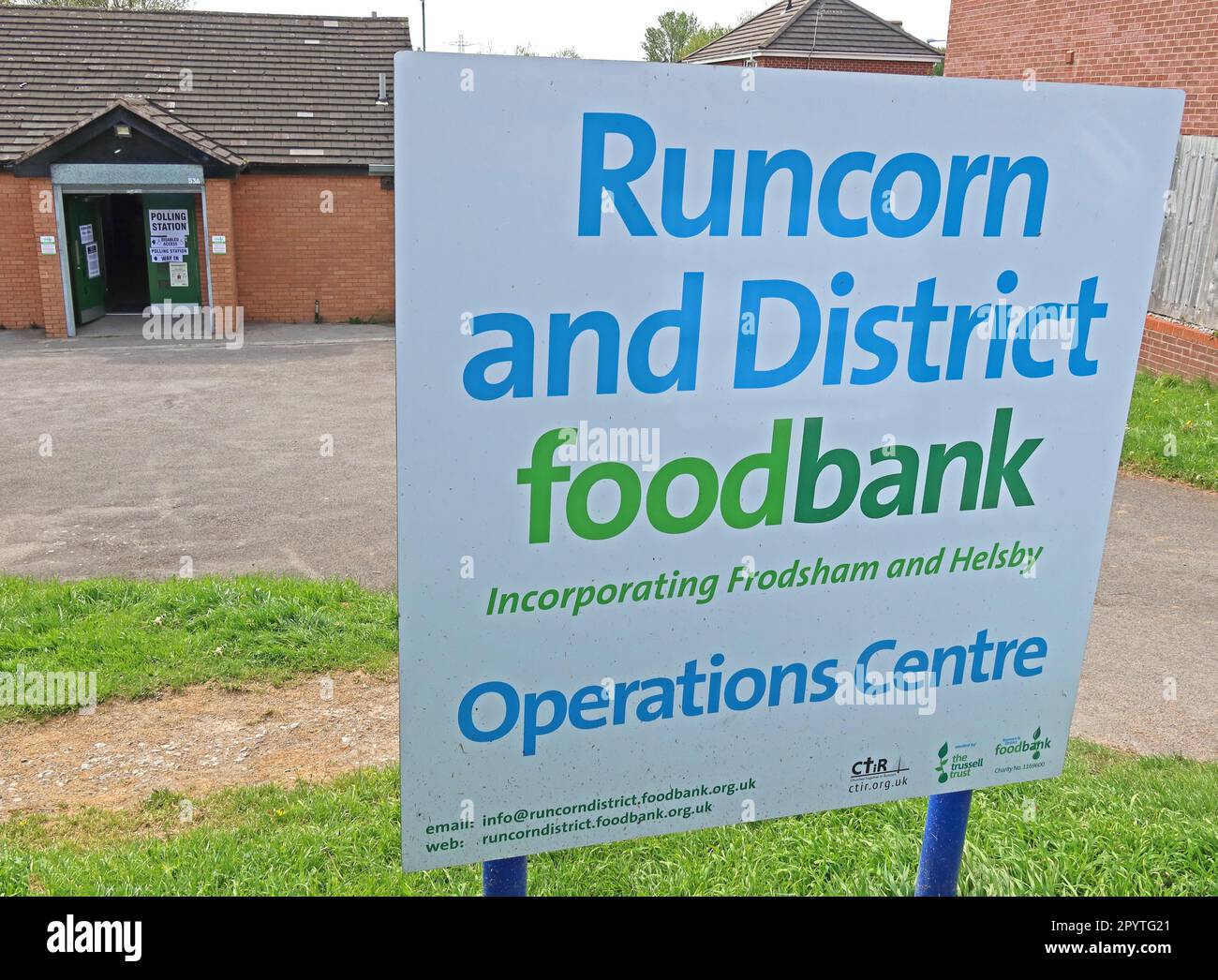 Runcorn e distretto alimentare, centro operativo, 53a Russell Rd, Runcorn, Halton, Cheshire, Inghilterra, Regno Unito, WA7 4BH Foto Stock