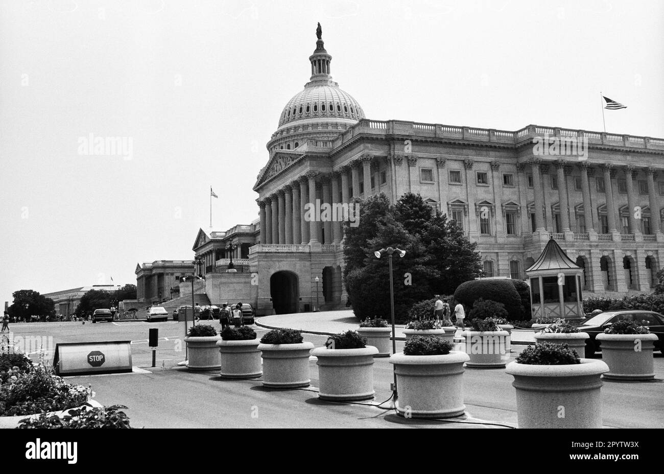 USA, Washington, 02.07.1992 Archivio: 34-65-35 per il tuo archivio! Foto: Vista del Campidoglio [traduzione automatica] Foto Stock