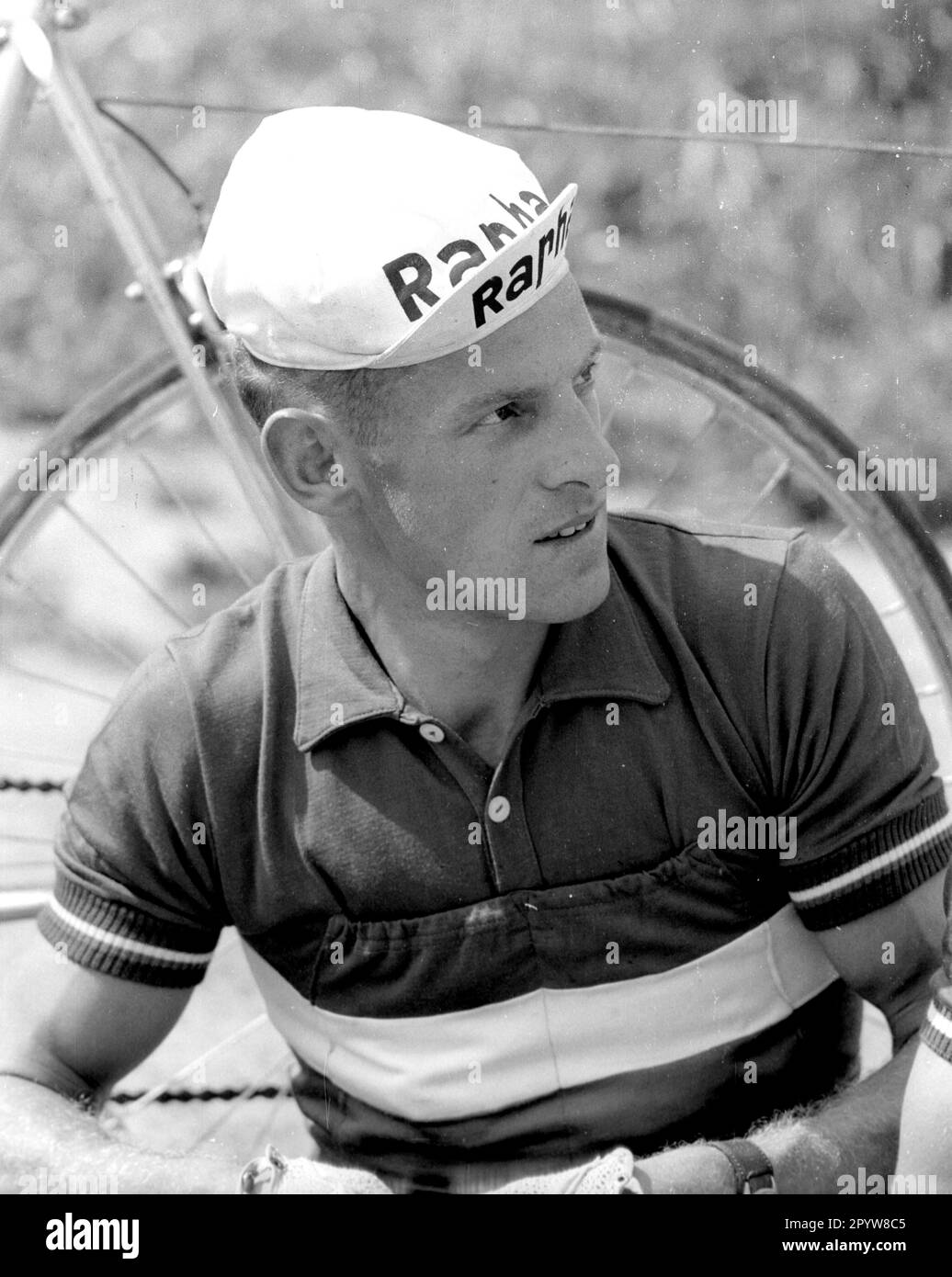 Gran Premio di ciclismo di Aquisgrana 12.07.1959 (data stimata) / Schleck (Lussemburgo) [traduzione automatica] Foto Stock
