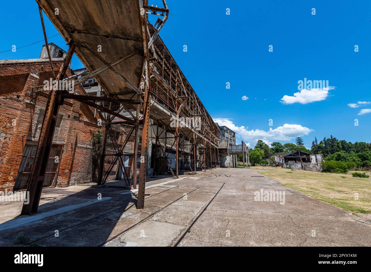 Vecchio macello, sito UNESCO, Fray Bentos Industrial Landscape, Uruguay Foto Stock