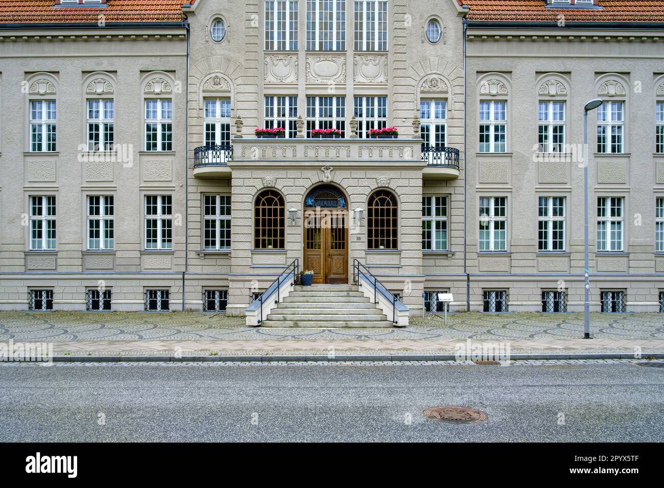 Municipio di Sassnitz, Meclemburgo-Pomerania occidentale, Isola di Rugen, Germania, Europa. Foto Stock